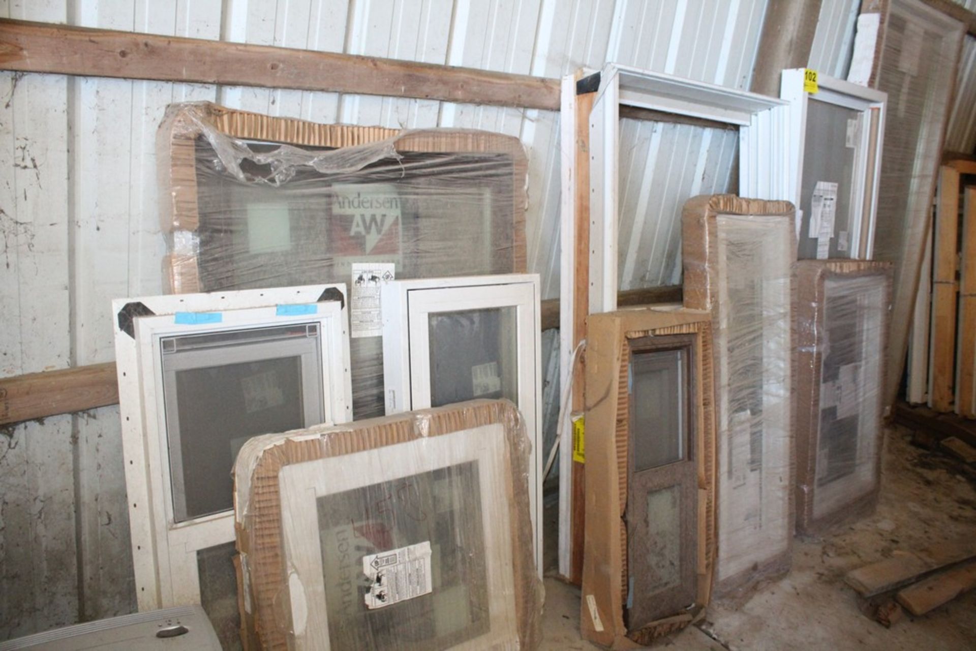 LARGE QTY OF ANDERSEN & ASSORTED MFG WINDOWS