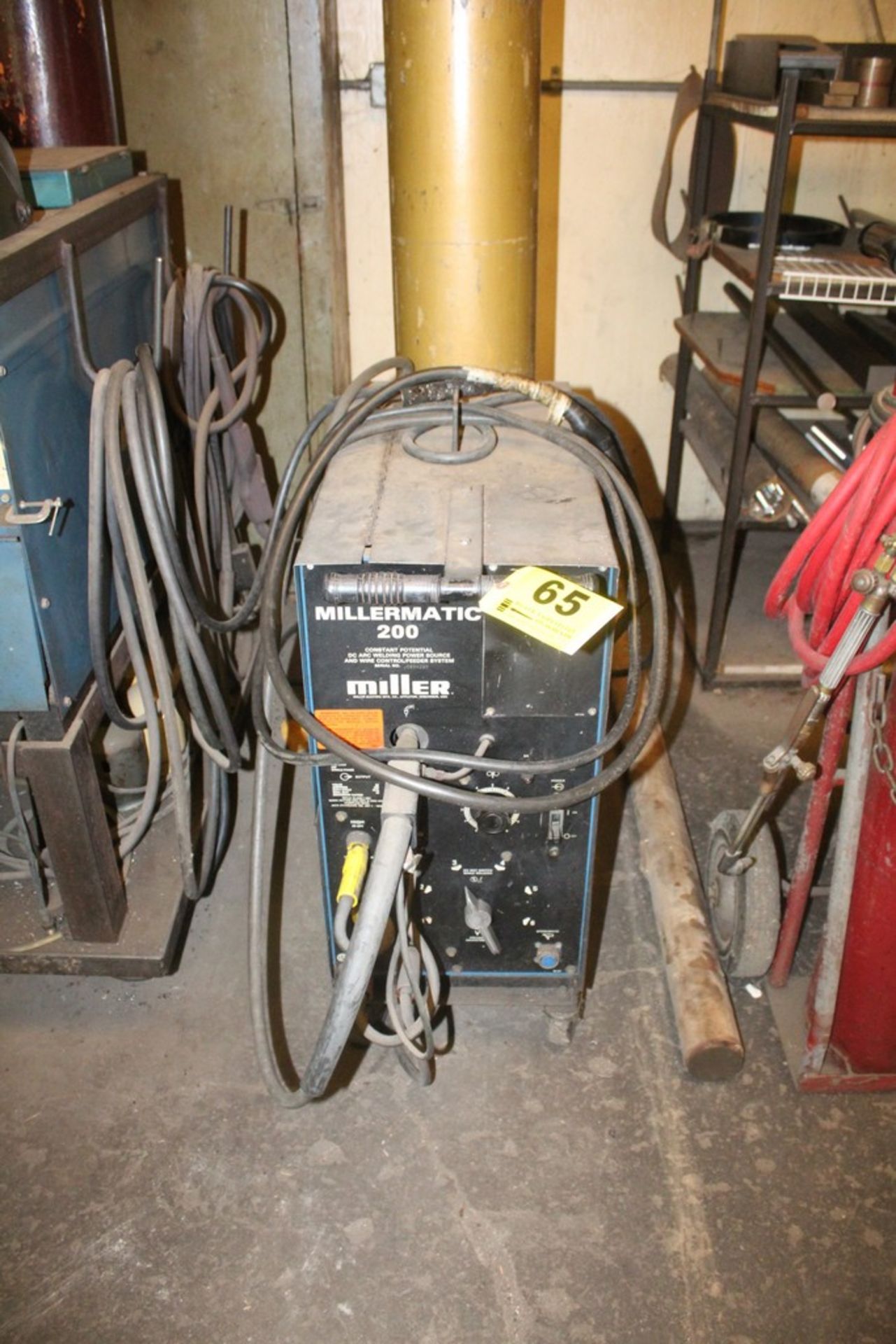 MILLER MODEL MILLERMATIC 200 CONSTANT POTENTIAL DC ARC WELDING POWER SOURCE S/N: JC654220