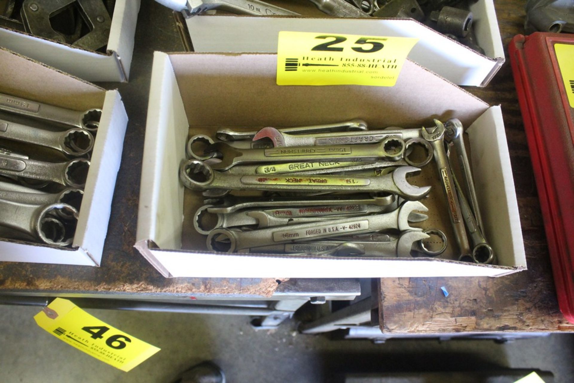 ASSORTED WRENCHES IN BOX