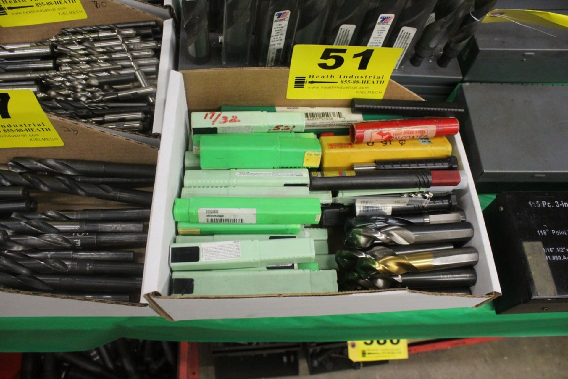 LARGE QTY OF DRILL BITS (APPEAR NEW)