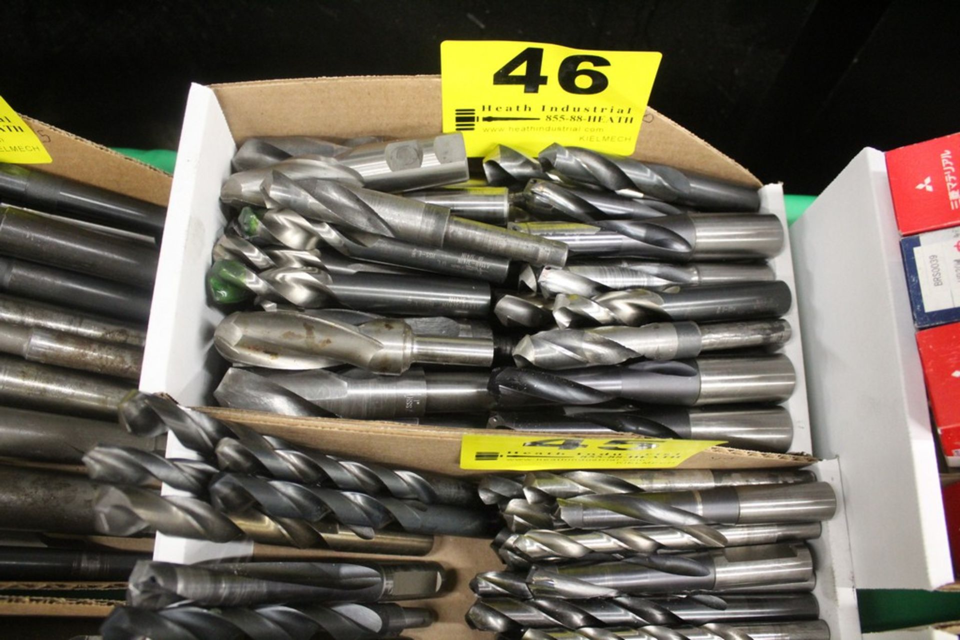 (45) STRAIGHT SHANK DRILL BITS