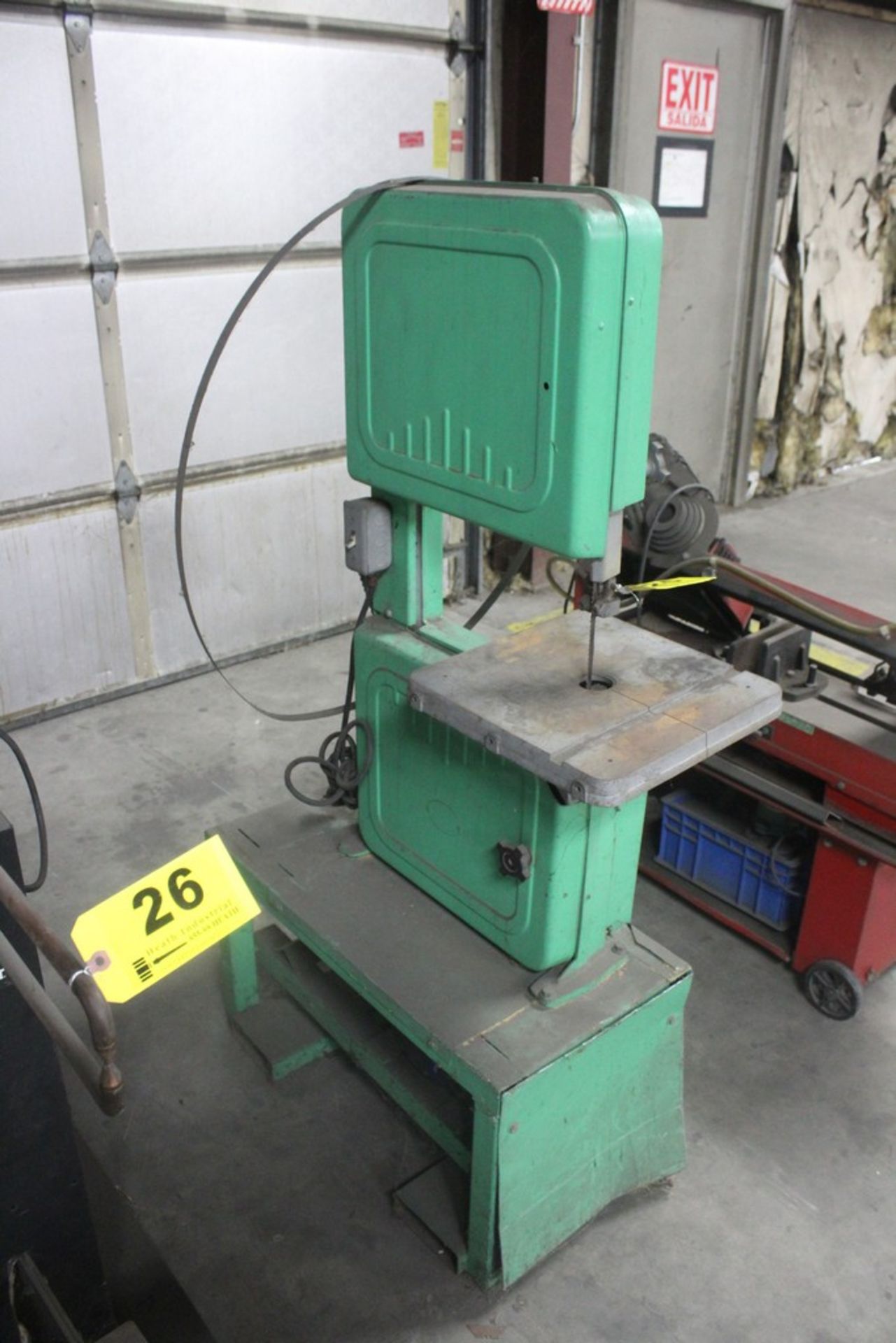 14" Vertical Bandsaw - 14" x 14" Work Table - 6" Under Guides - 115V - Image 2 of 4