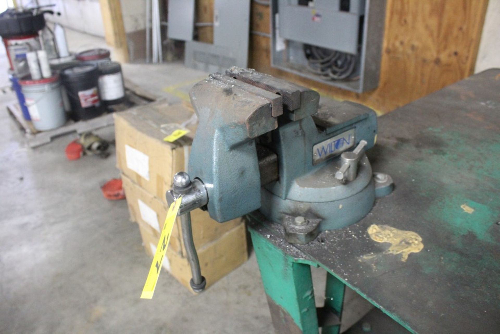 Wilton 6" Vise Mounted on Steel Work Bench - Image 2 of 3