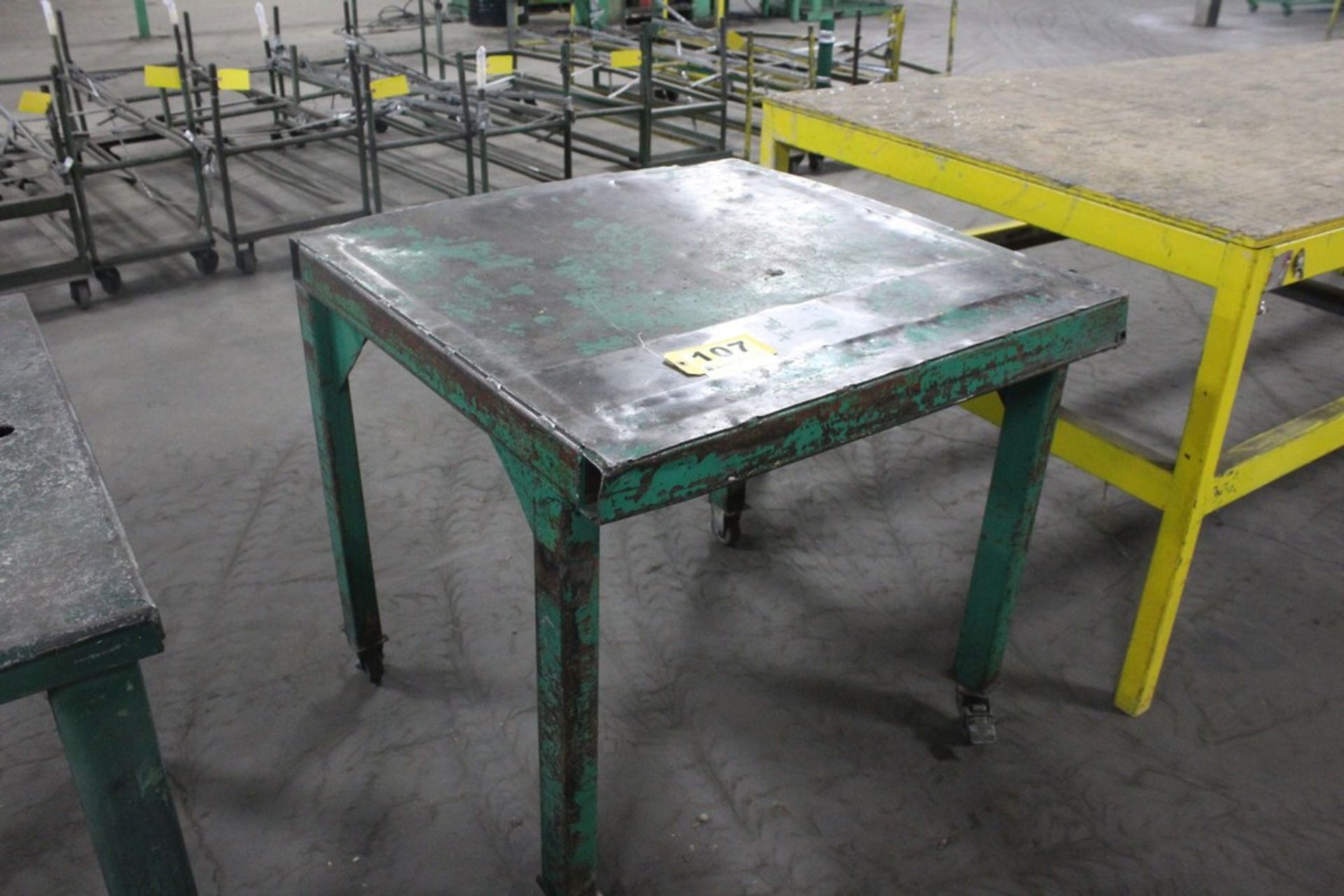 Heavy Duty Work Table - 36" x 36" x 34"H (Green)