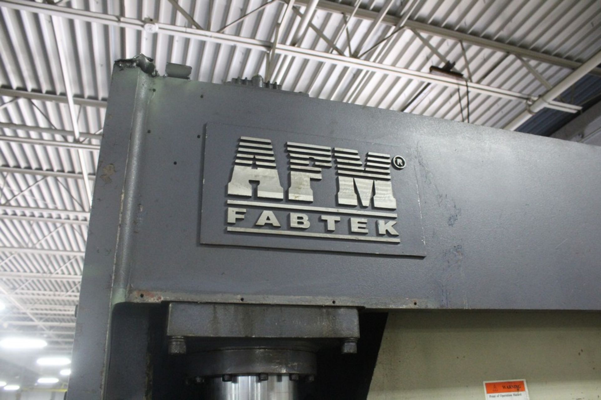 AFM Fabtek Model MPF31-165 Hydraulic Power Press Brake, Serial Number: CHPB9-90080T 165 Tons - - Image 4 of 8