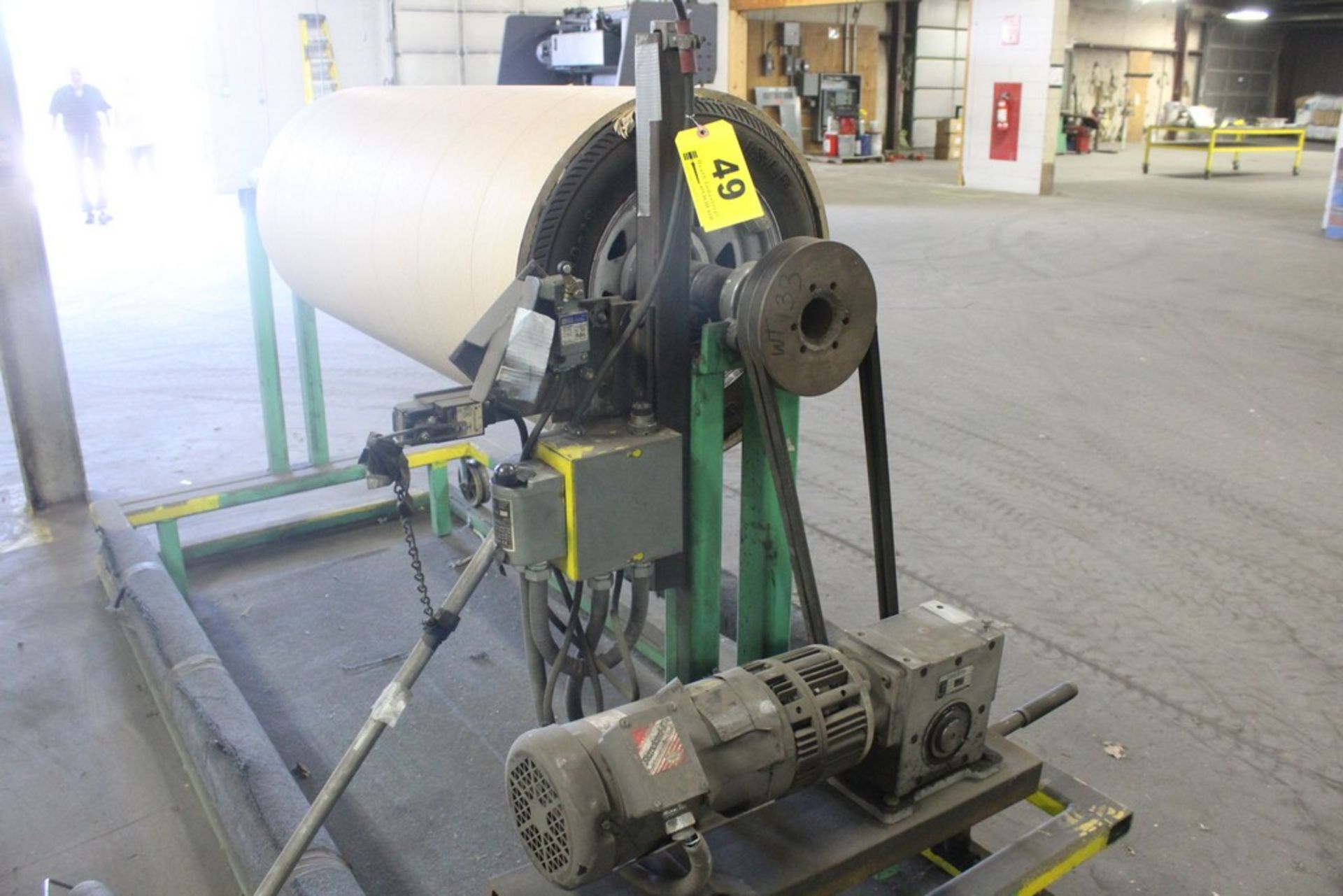 72" Width x 4000 Lbs Motorized Pay Off Reel, Serial Number: N/A - Image 4 of 6