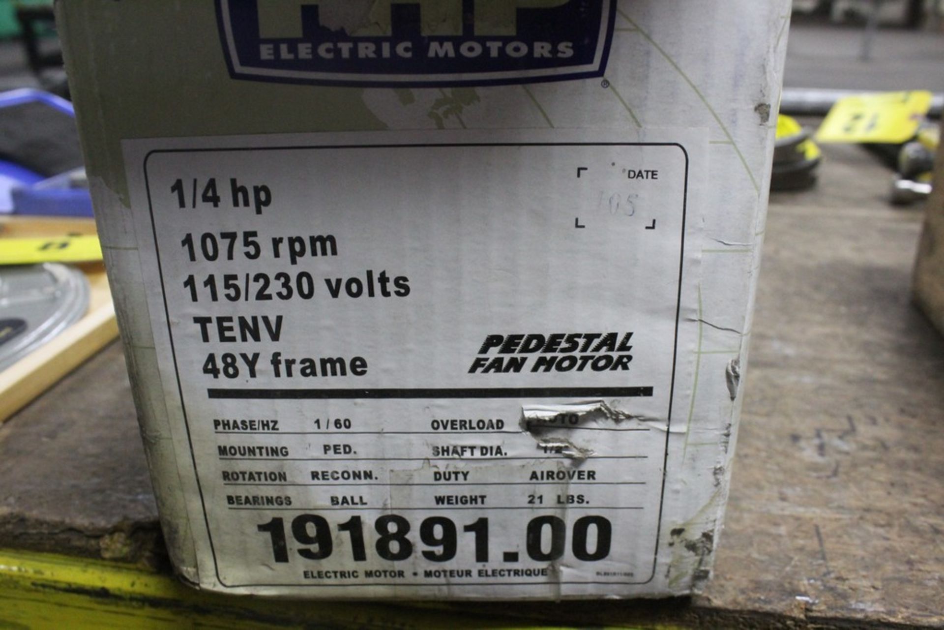 1/4 Hp 48Y Frame AC Motor - 115/230V - New in Box - Image 2 of 2