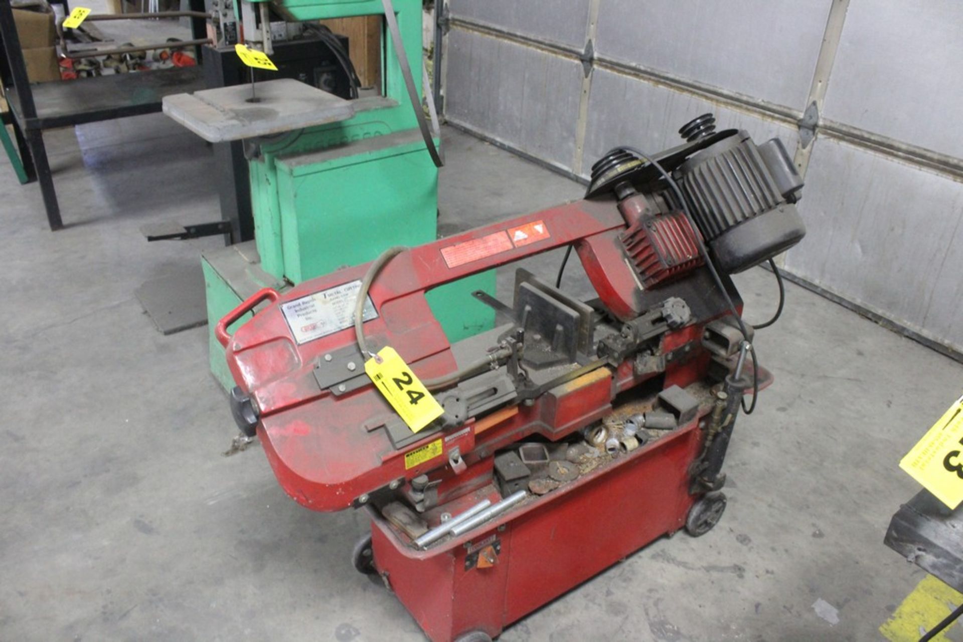 Grand Rapids Industrial Model 75584 7" Horizontal Metal Cutting Bandsaw,Serial Number: 8064121 (