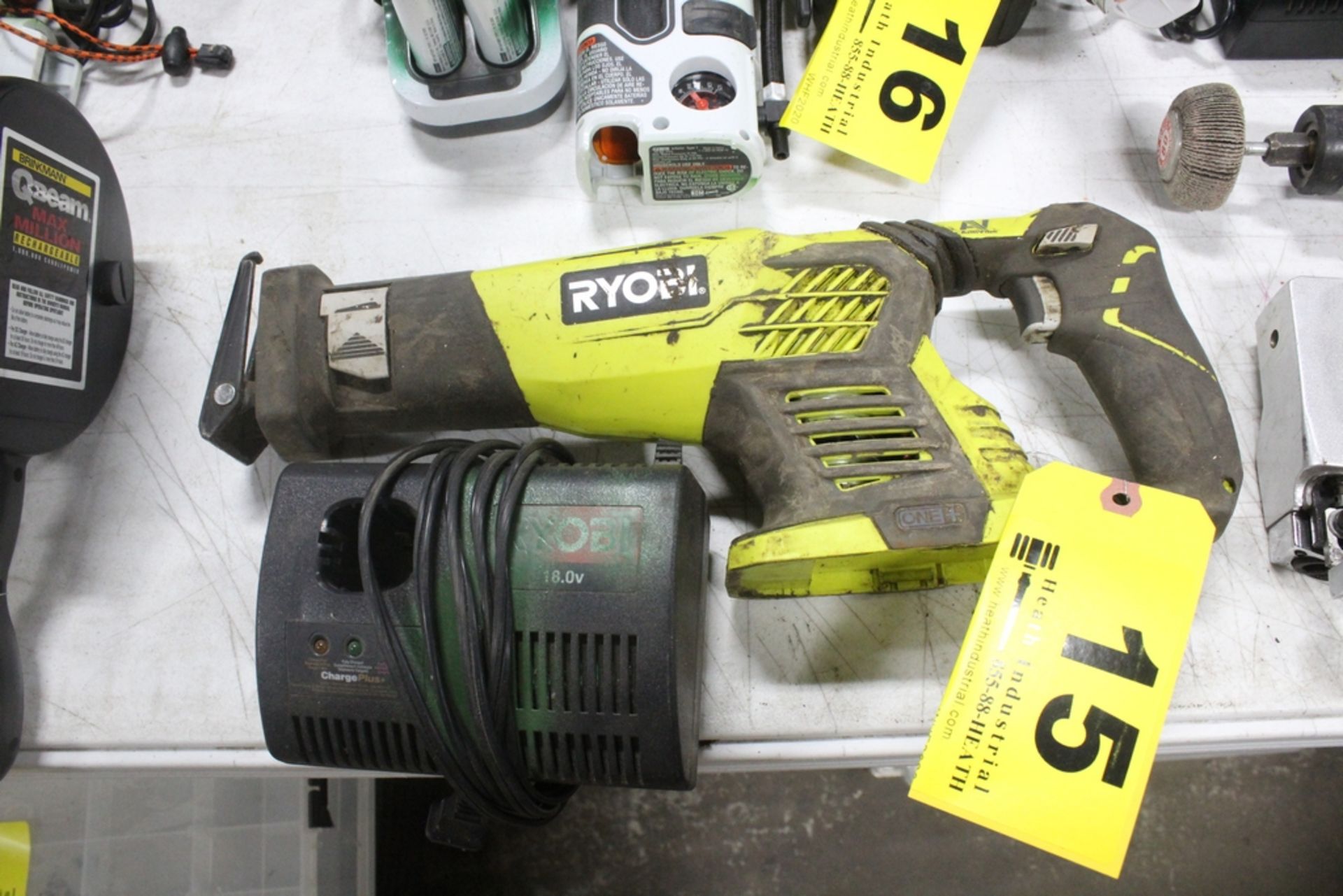 RYOBI MODEL P514 18V RECIPROCATING SAW WITH CHARGER (NO BATTERY)