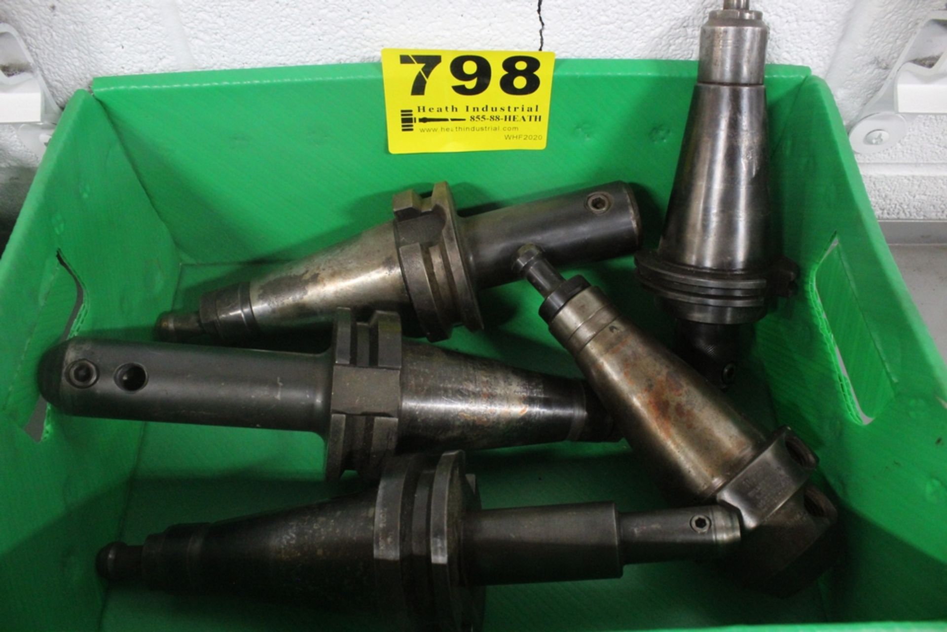 (5) SET SCREW STYLE TOOL HOLDERS, 50 TAPER