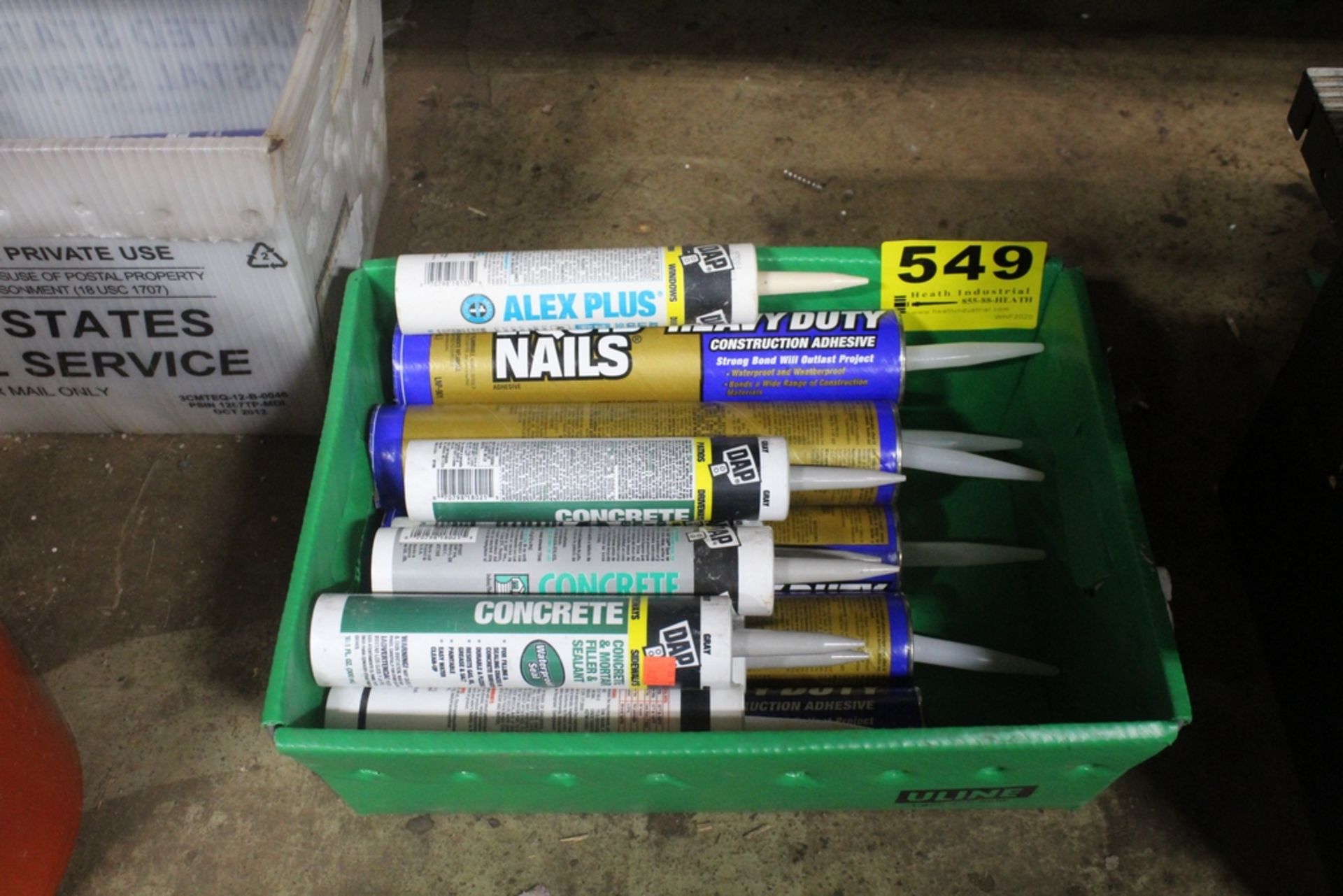 LIQUID NAILS, CONCRETE MORTAR & CAULK TUBES