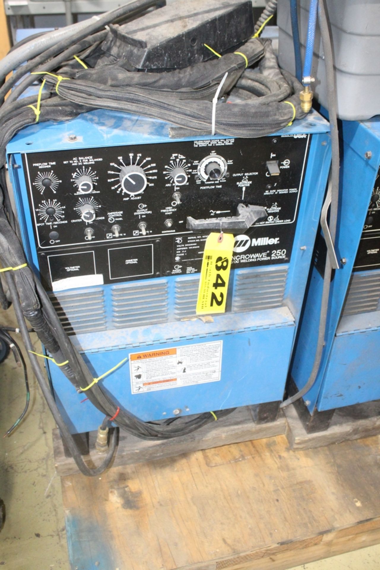 MILLER SYNCROWAVE 250 CC.AC/DC WELDING POWER SOURCE, STOCK NO. 903056