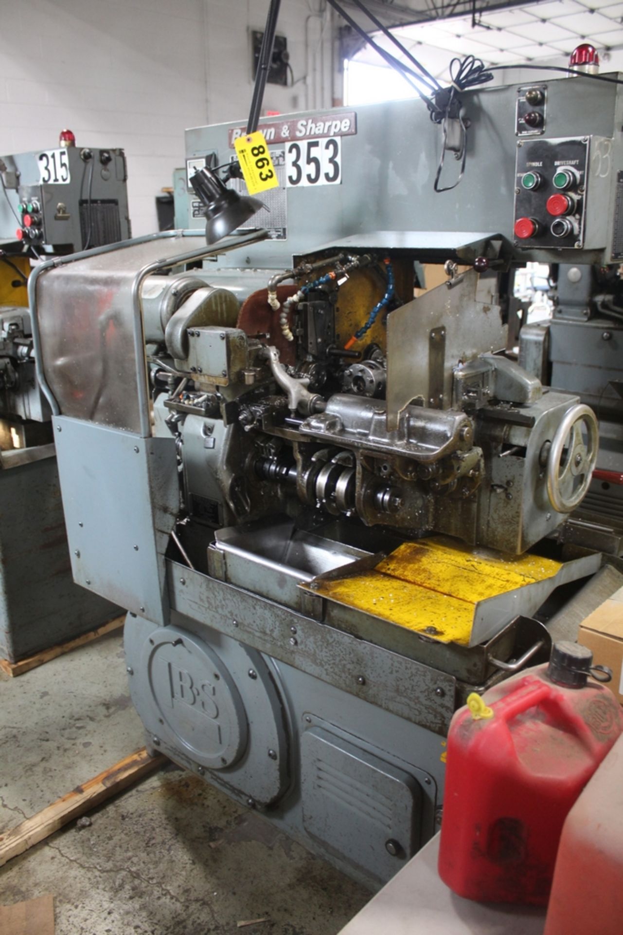 BROWN & SHARPE 1/2” NO. 00 4 SPEED ULTRAMATIC AUTOMATIC SCREW MACHINE, S/N 542-00-8826-1/2, SLOT/ - Image 2 of 7