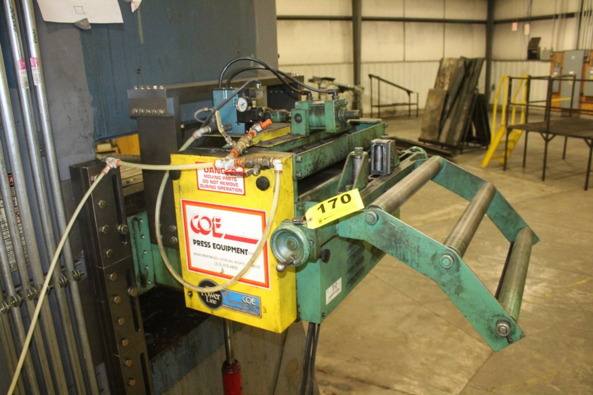 COE MODEL CPRS-324, SERIES 8485-1, POWER ROLL FEEDER, APPROX. WIDTH 24"