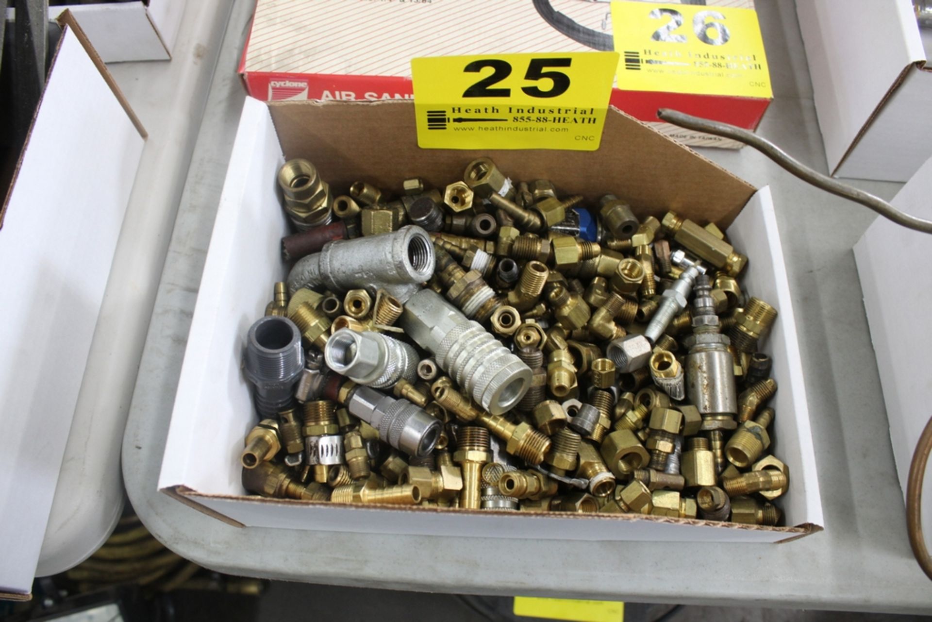 ASSORTED PNEUMATIC & BRASS FITTINGS