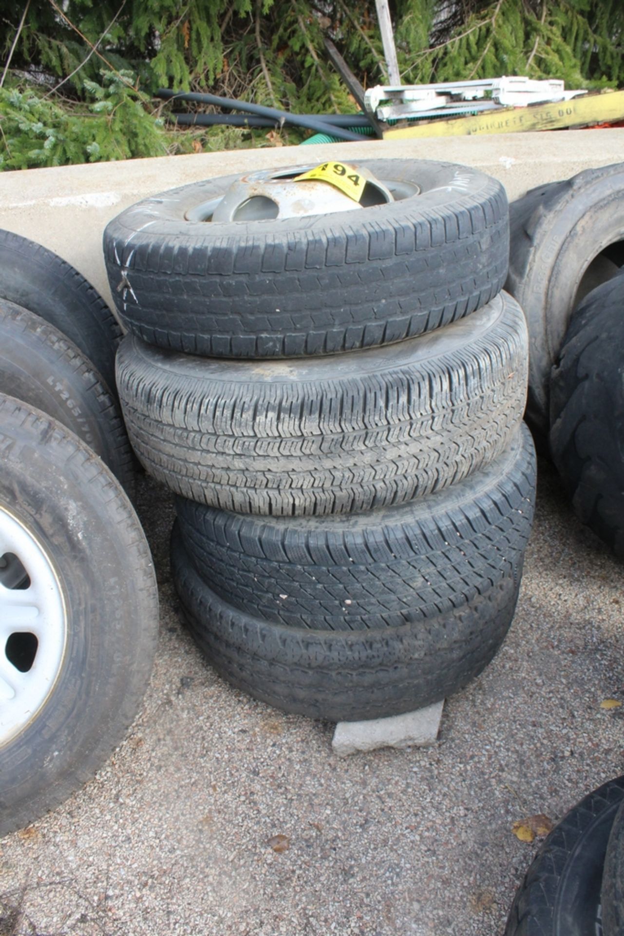 (4) ASSORTED TRUCK TIRES