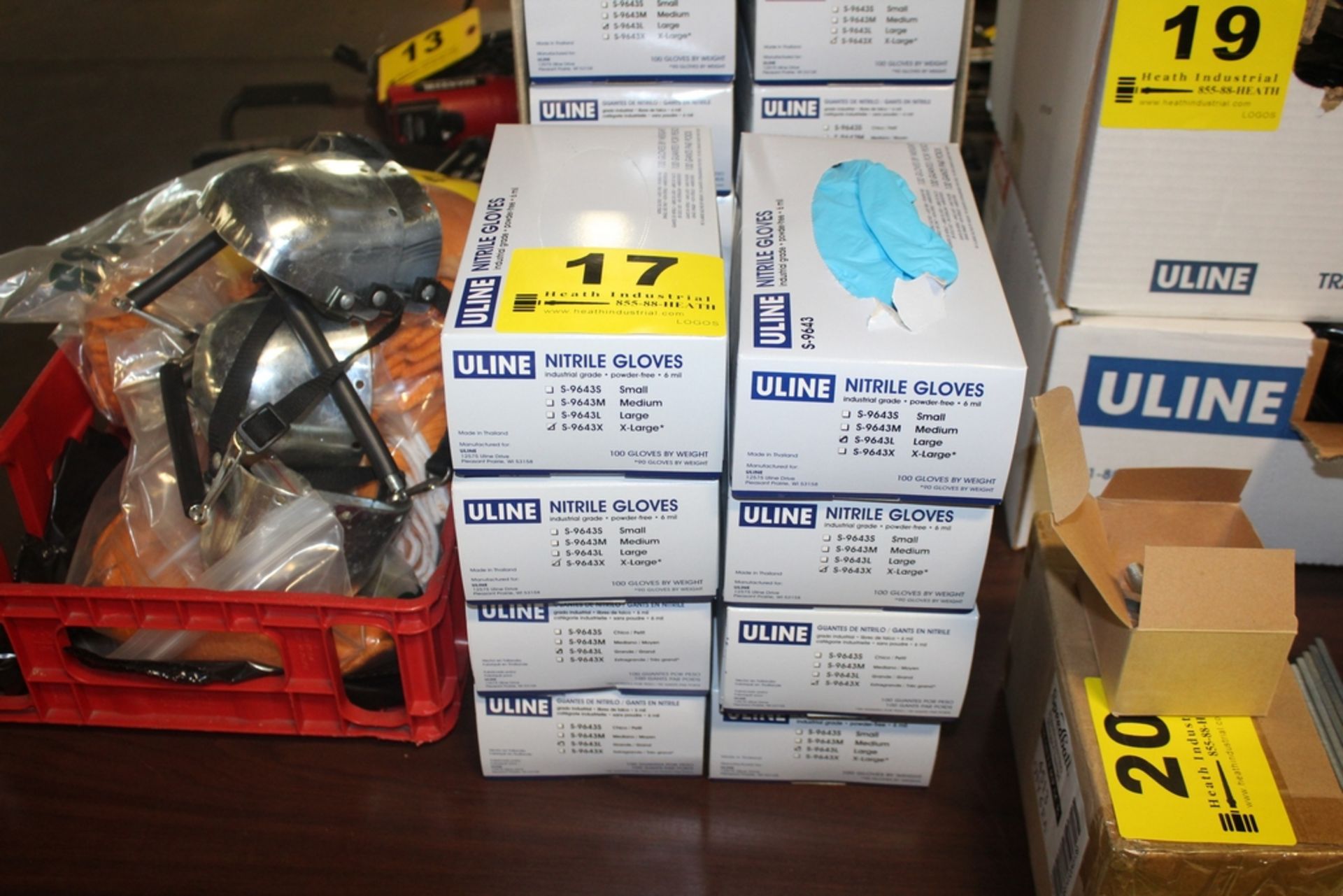 (8) BOXES OF ULINE NITRILE GLOVES