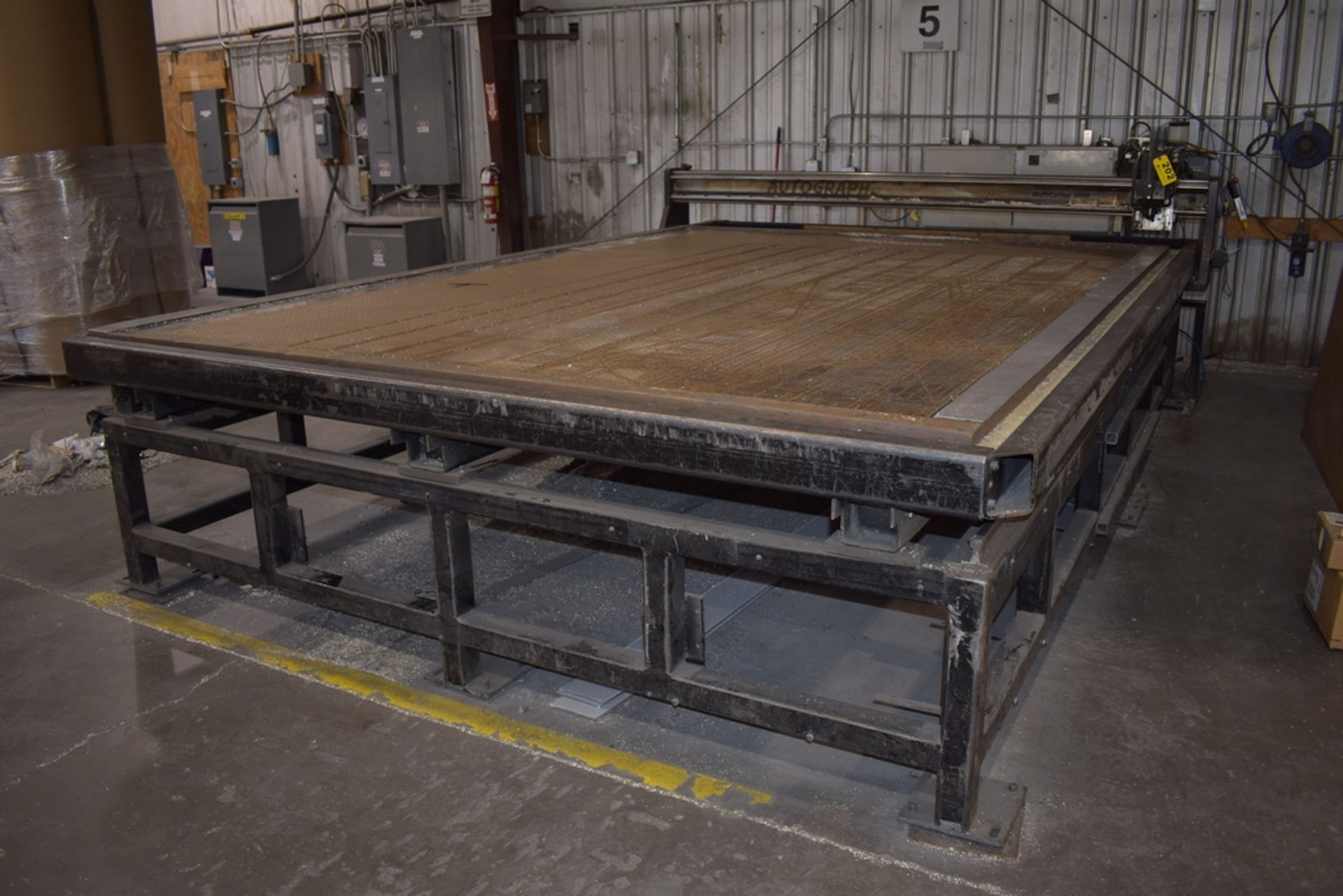 AUTOGRAPH MODEL MULTICUTTER 8000 CNC ROUTER 153" X 109" TABLE, LCD PENDANT CONTROL - Image 5 of 7