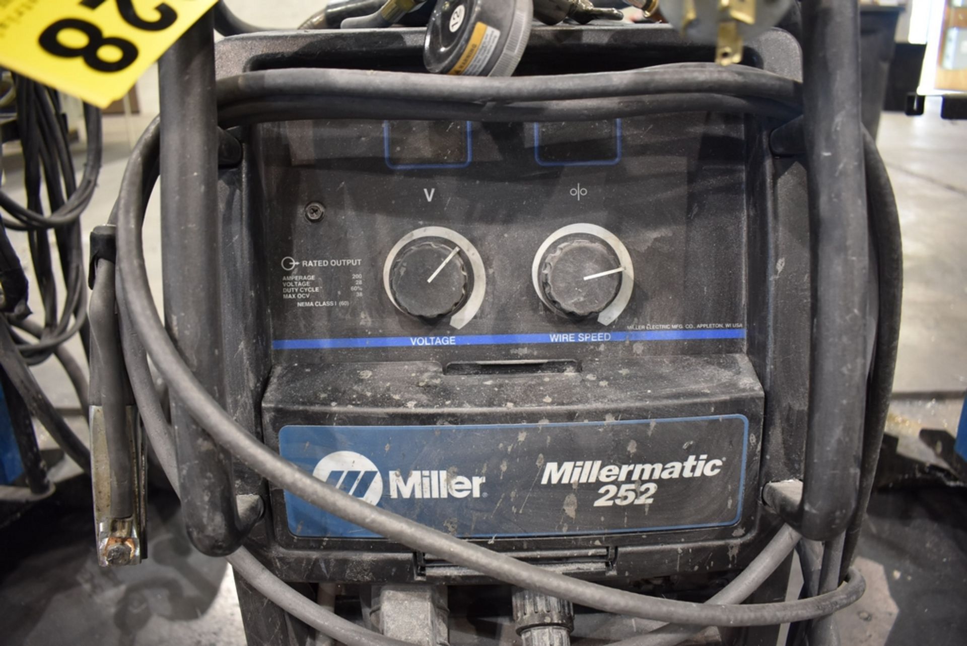 MILLER MODEL MILLERMATIC 252 250 AMP MIG WELDER S/N MG050170N: - Image 3 of 3