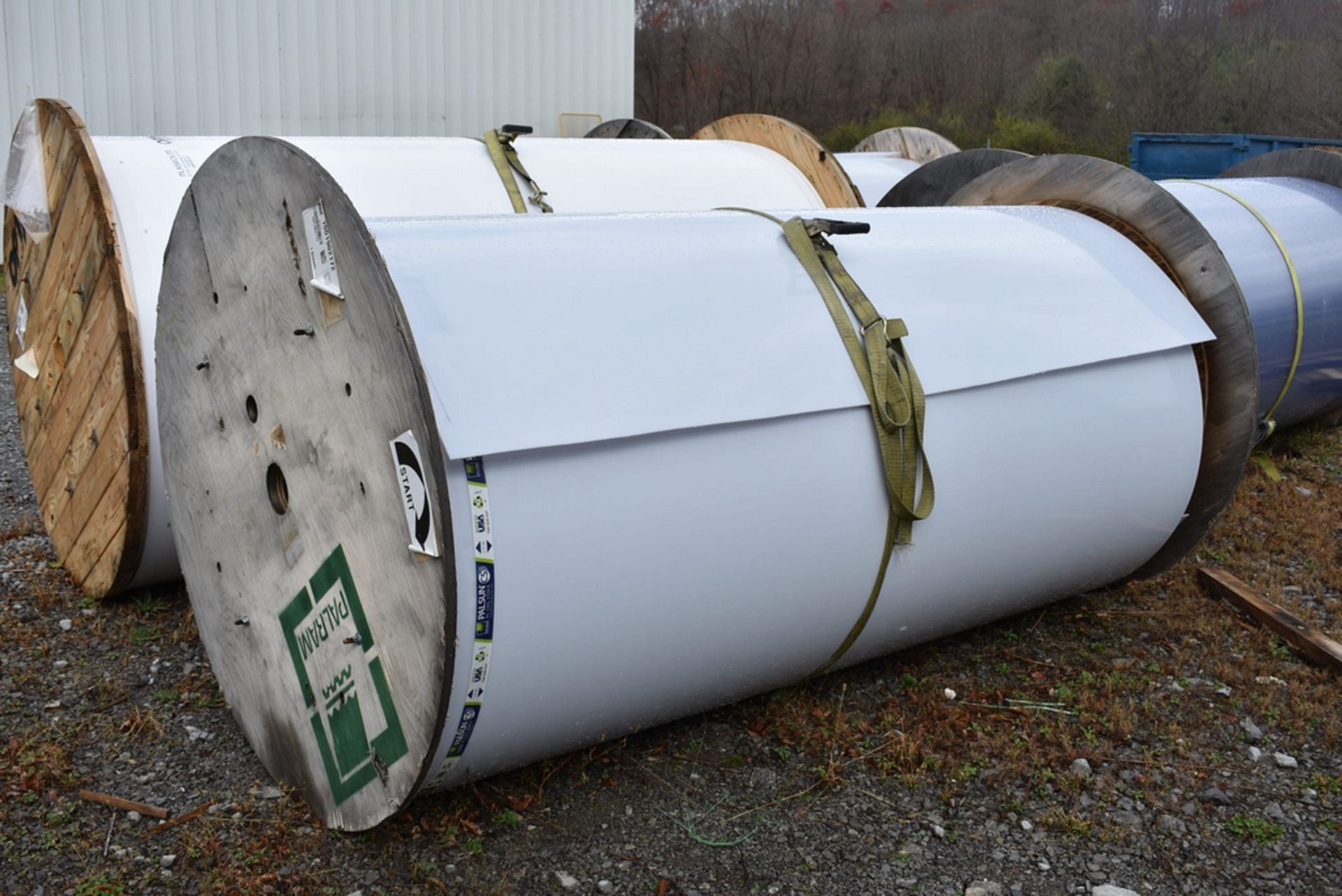 (1) ROLL 104" X 50' PARLAM PALSUN CS WHITE POLYCABONATE