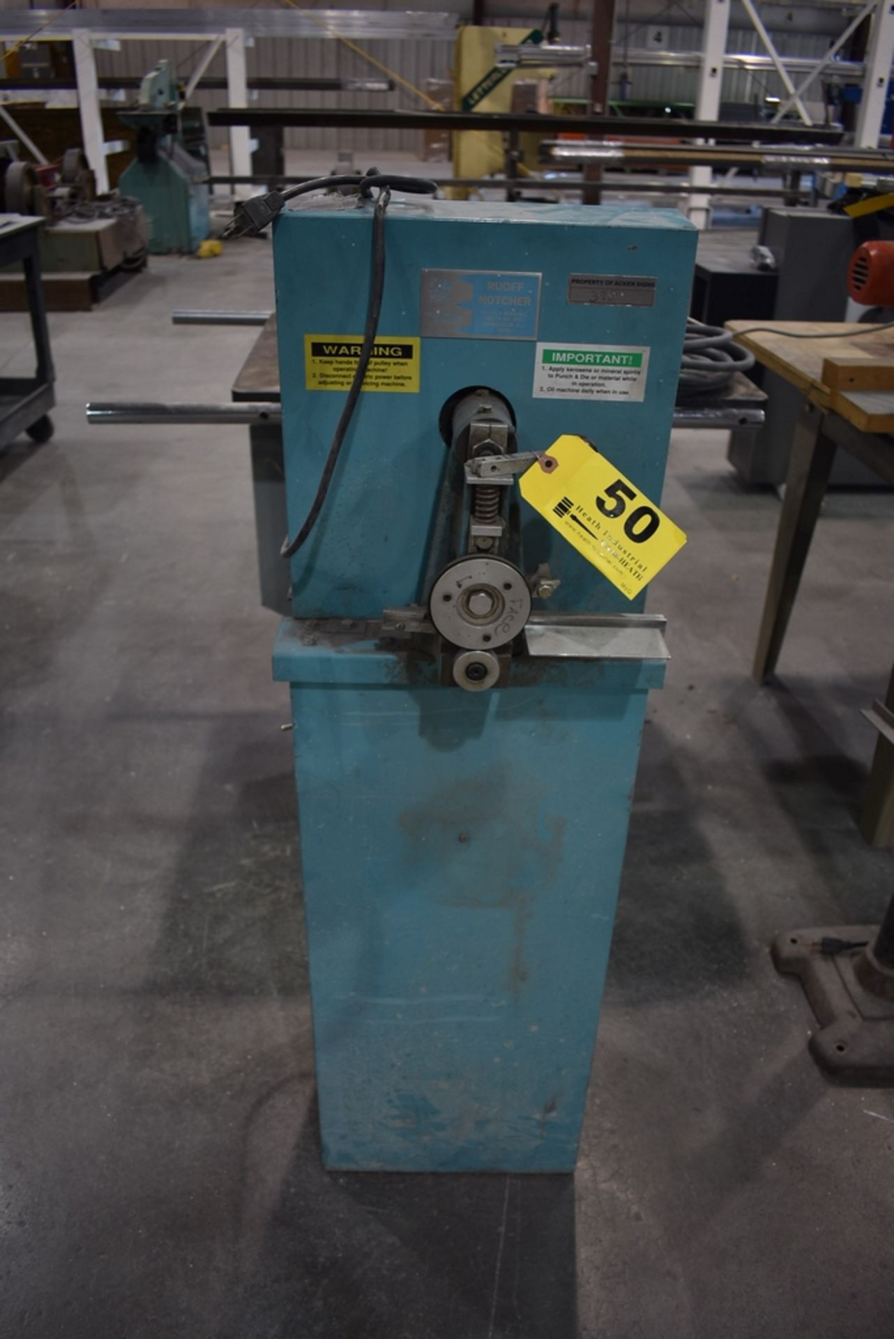 RUOFF 16 GA. POWER NOTCHER, 120V