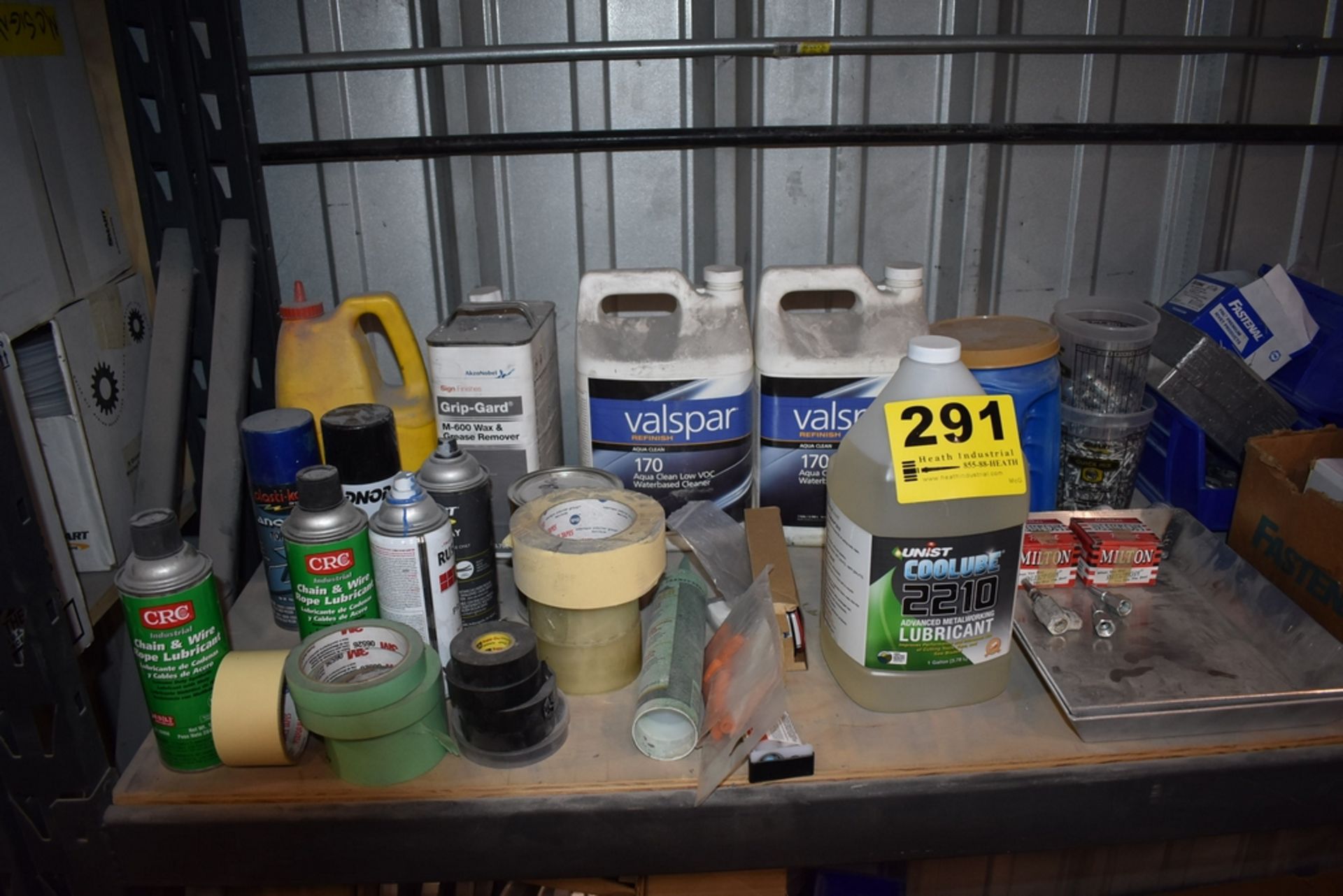 ASSORTED PAINTING SUPPLIES & CHEMICALS - Image 2 of 3