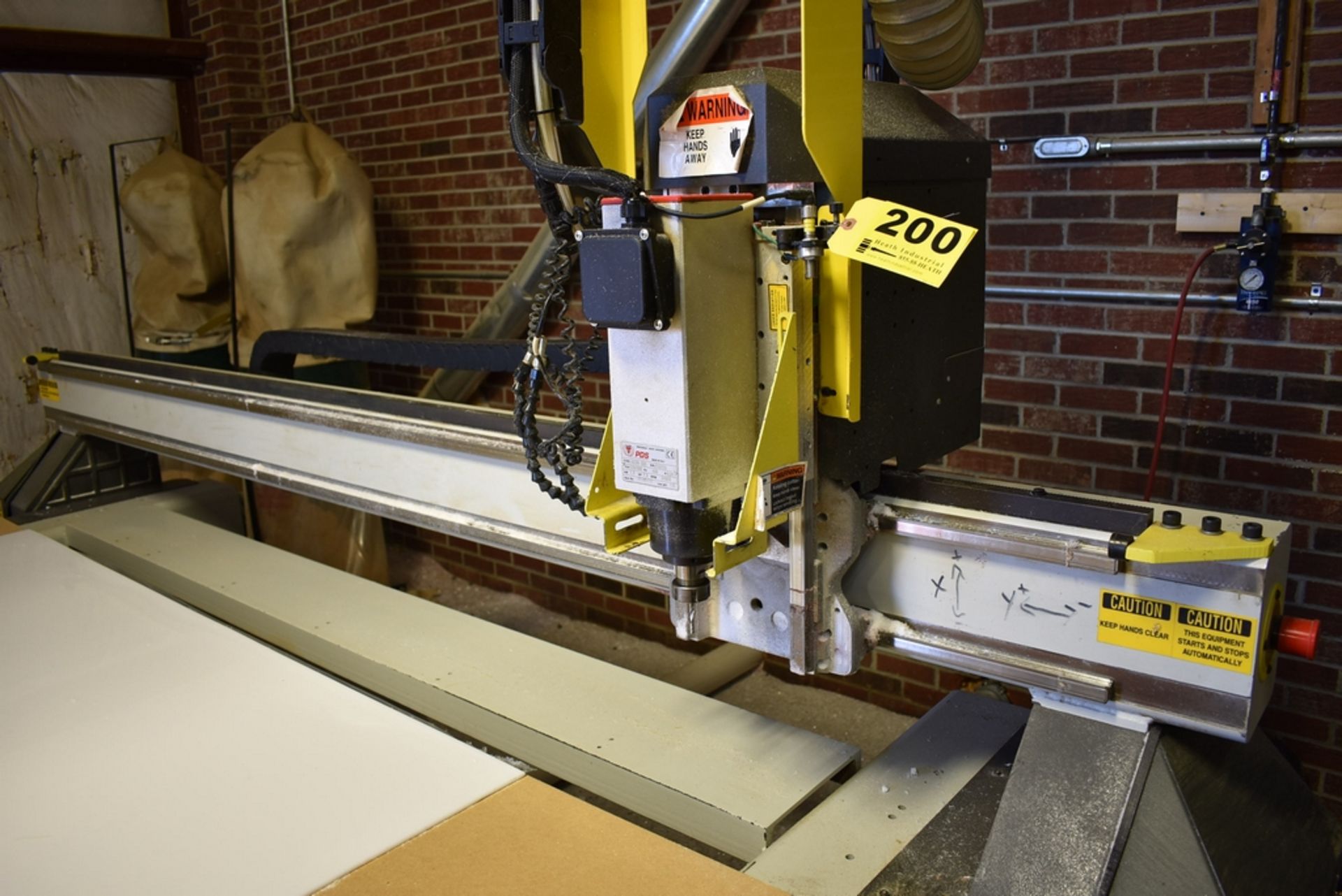 MULTICAM 3000 SERIES CNC ROUTER S/N 3-405-R11491: 8' X 12' TABLE (2015), WITH PRECISION DRIVE - Image 3 of 16