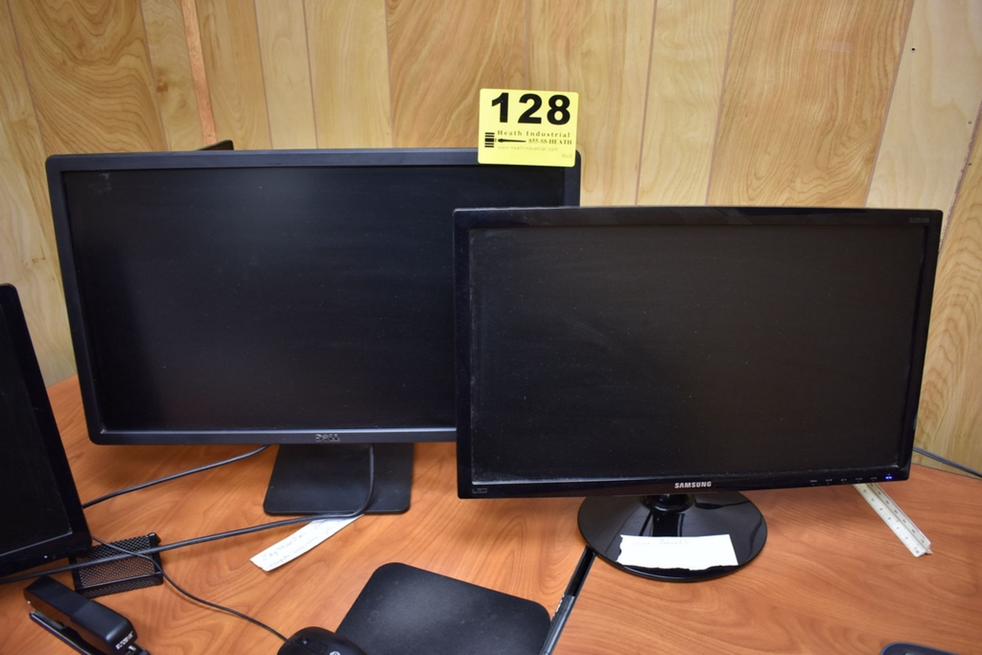 (2) ASSORTED LED MONITORS