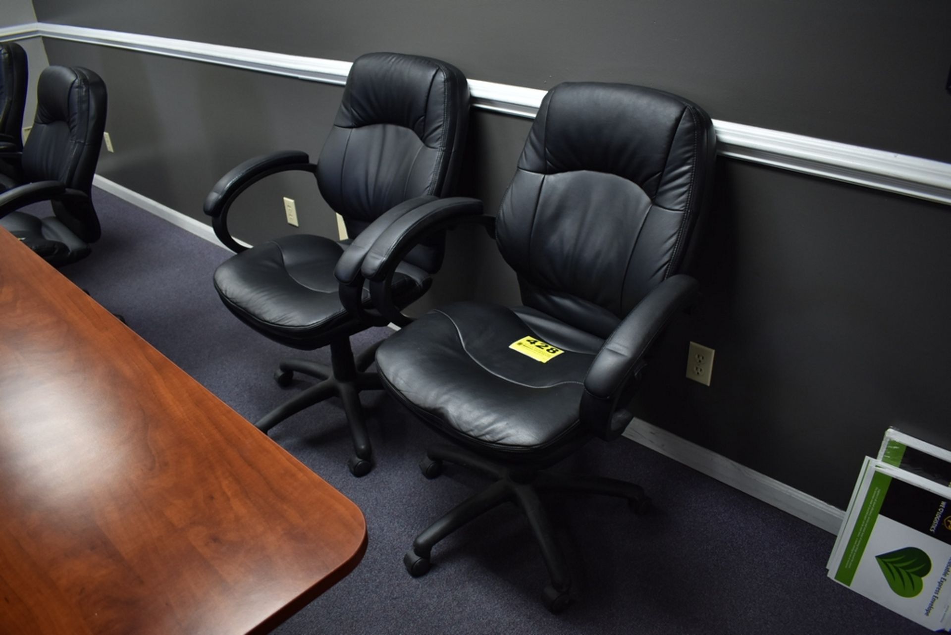 (2) EXECUTIVE ARM CHAIRS