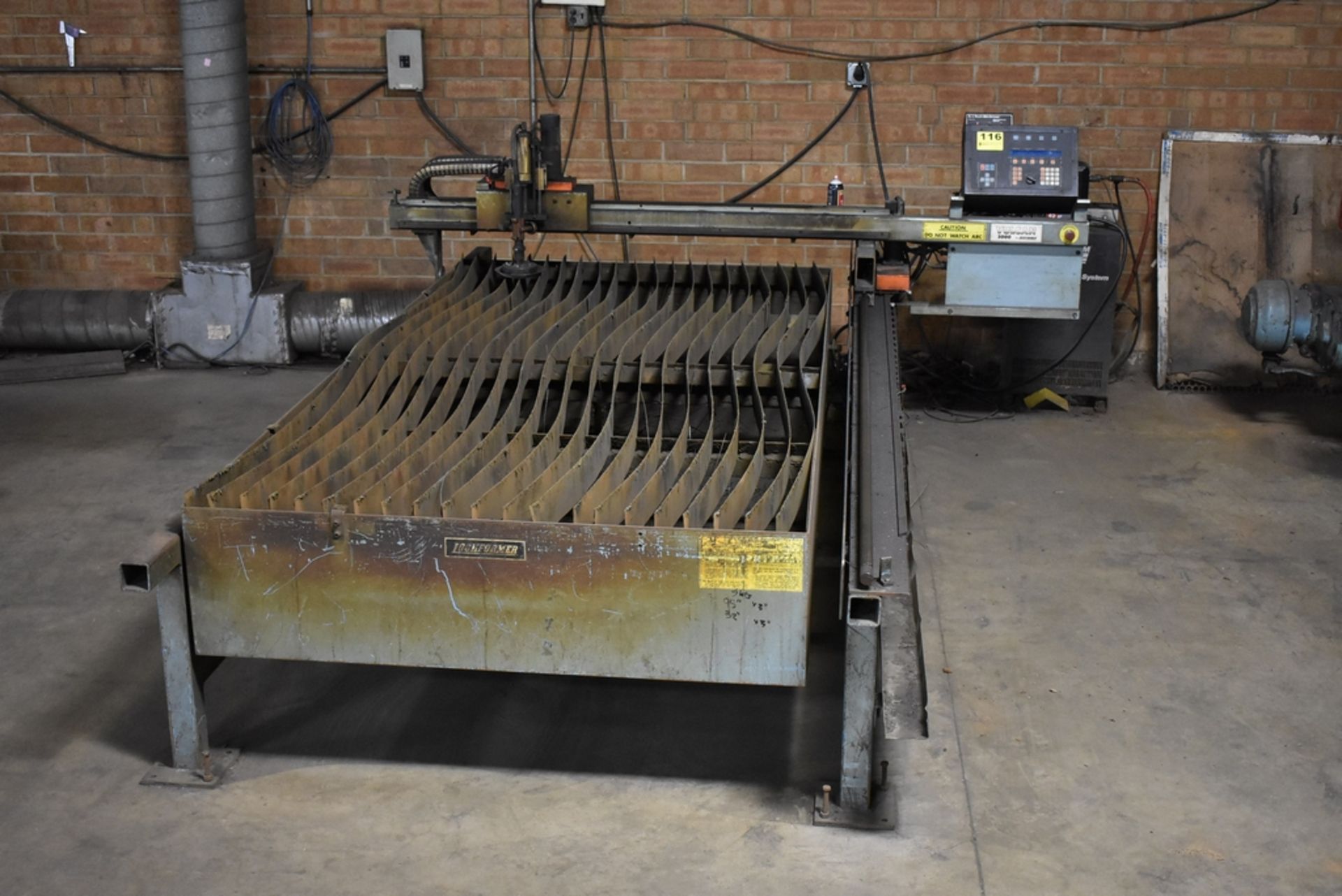 LOCKFORMER MODEL VULCAN 2000 CNC PLASMA CUTTING SYSTEM 5' X 10' CNC PLASMA CUTTING TABLE, CNC - Image 4 of 13