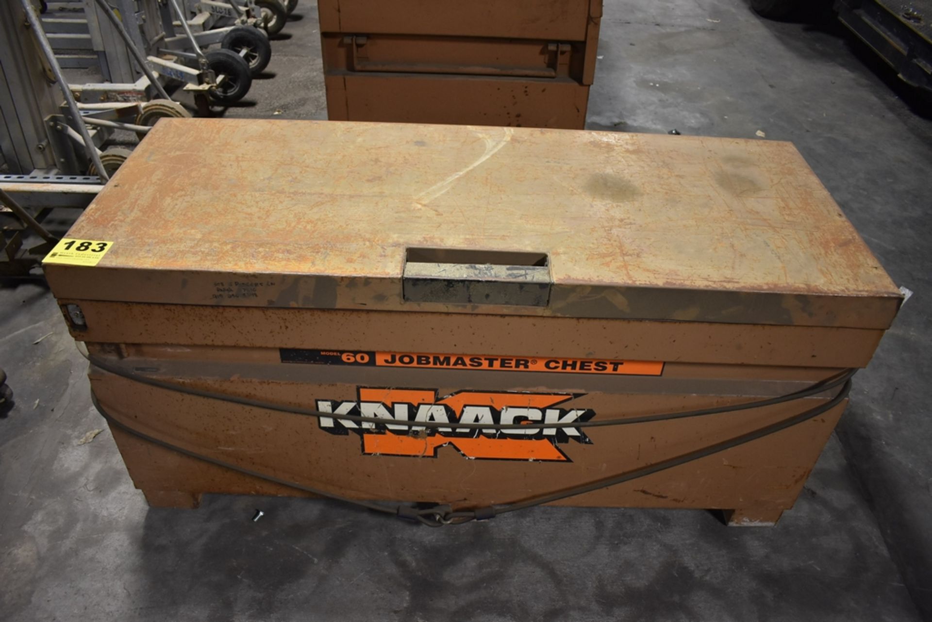 KNAACK MODEL 60 JOBMASTER CHEST 60" X 24" X 29"