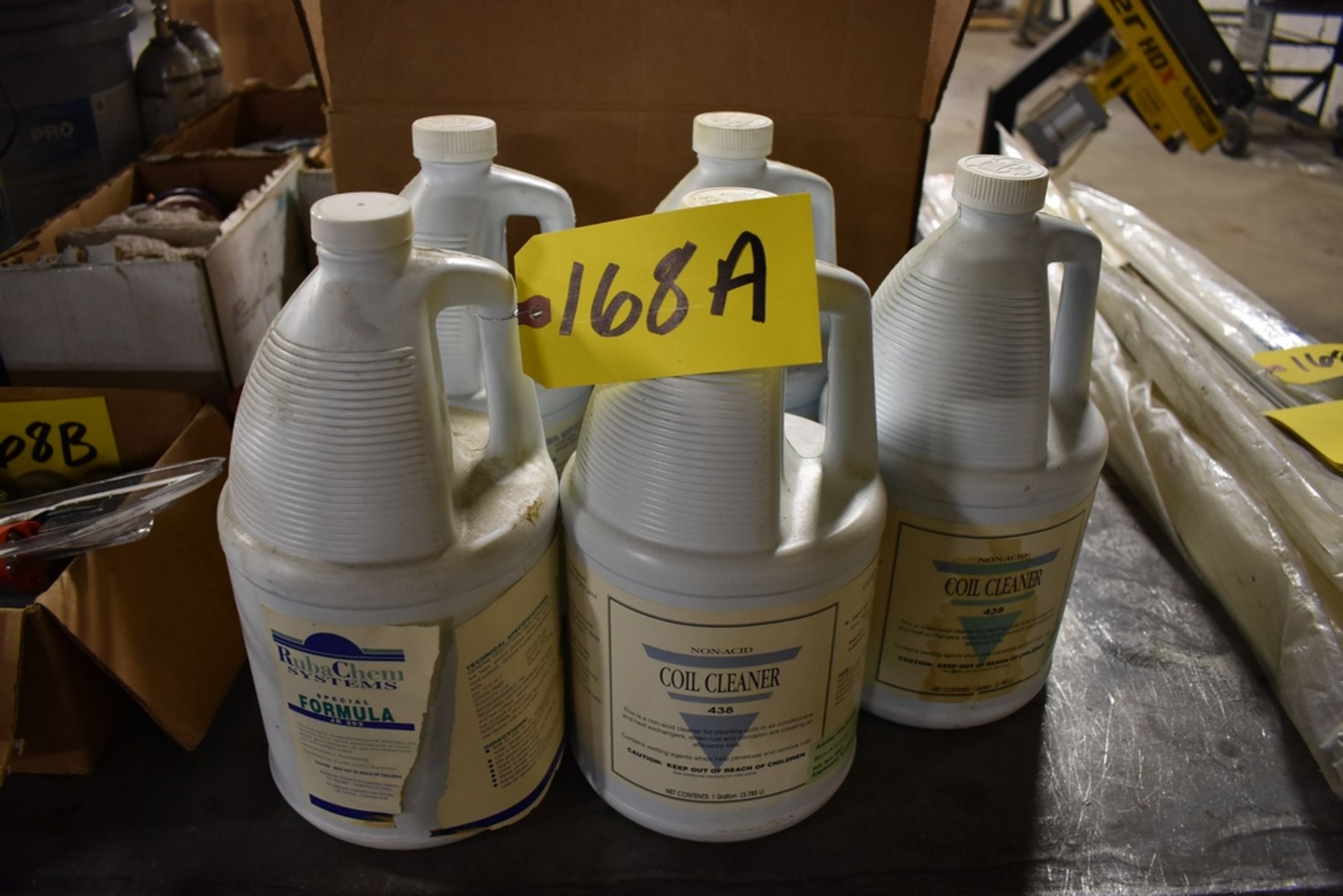 (5) CONTAINERS OF COIL CLEANER