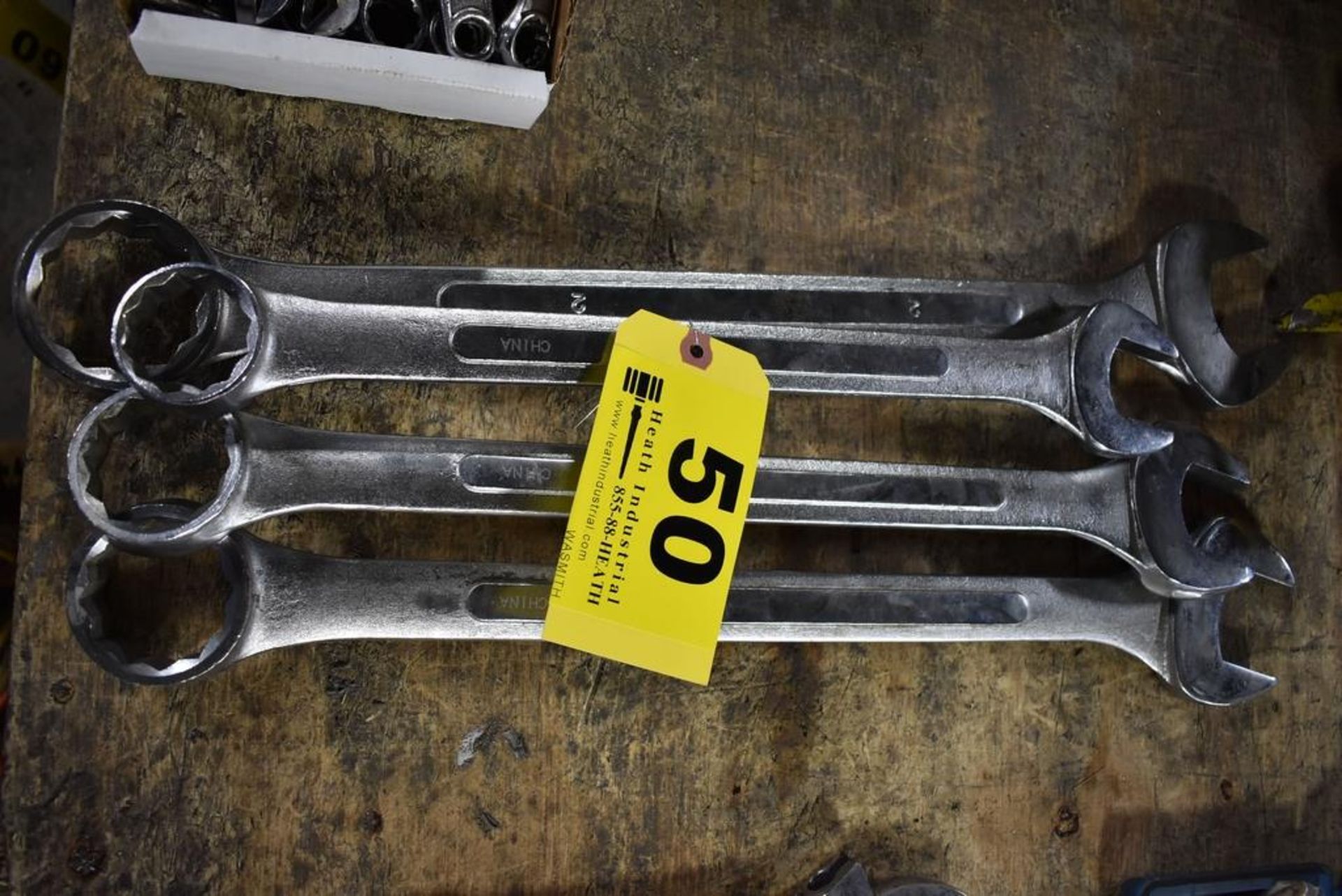 (4) LARGE COMBINATION WRENCHES