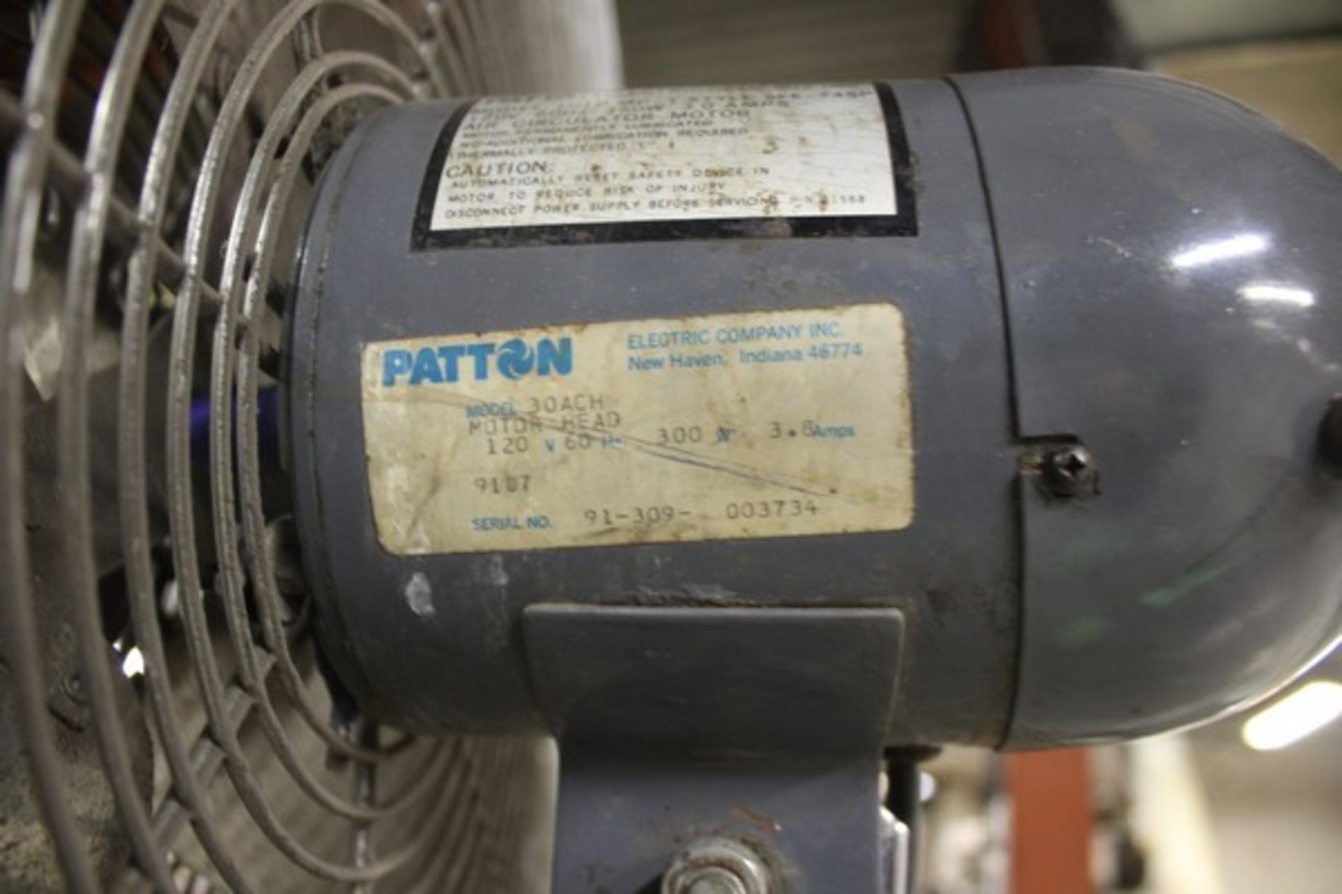 PATTON INDUSTRIAL FAN - Image 3 of 3