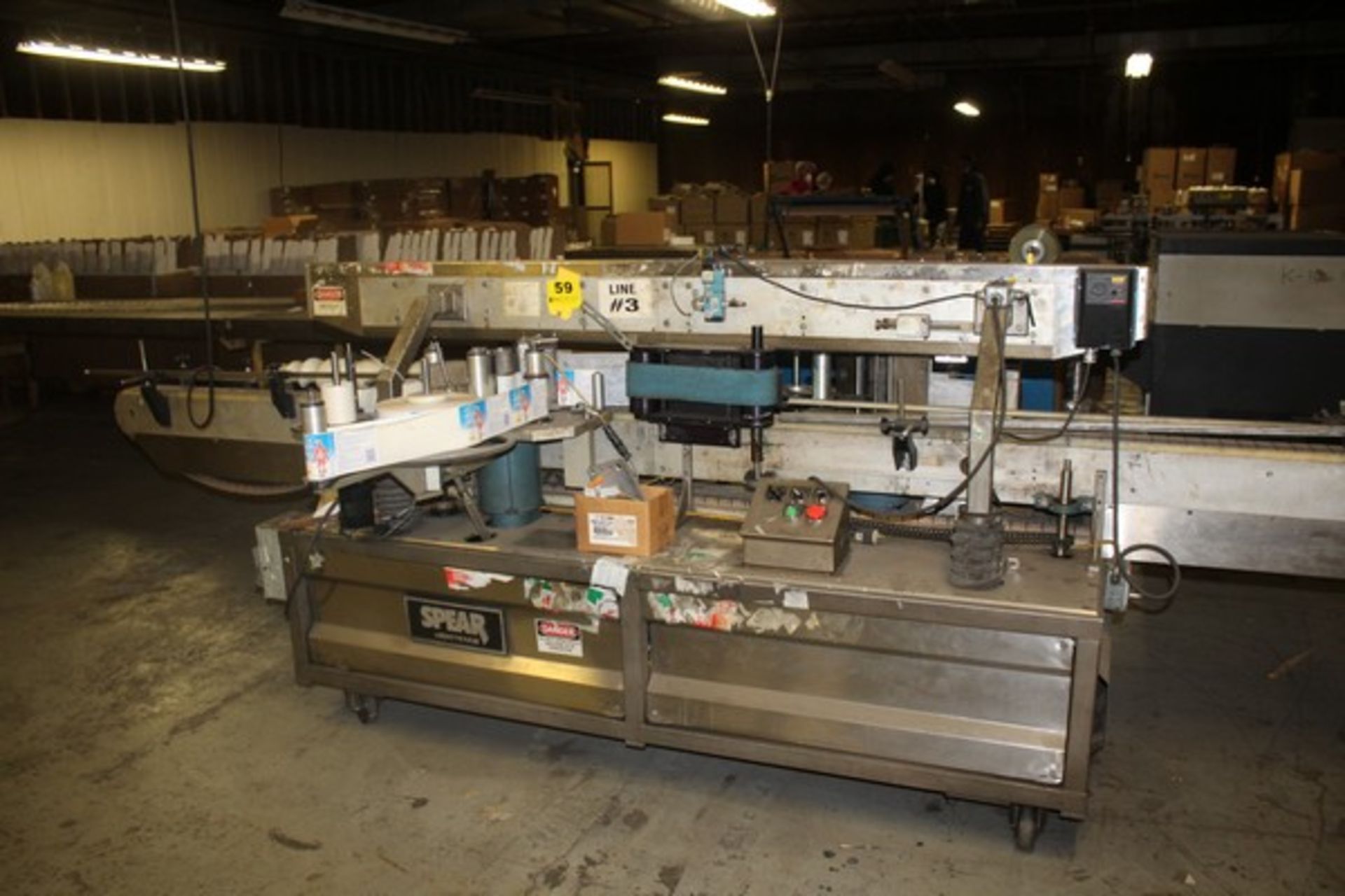 SPEAR PS WRAP LABELER, MODEL 89, S/N 1011 (1989)