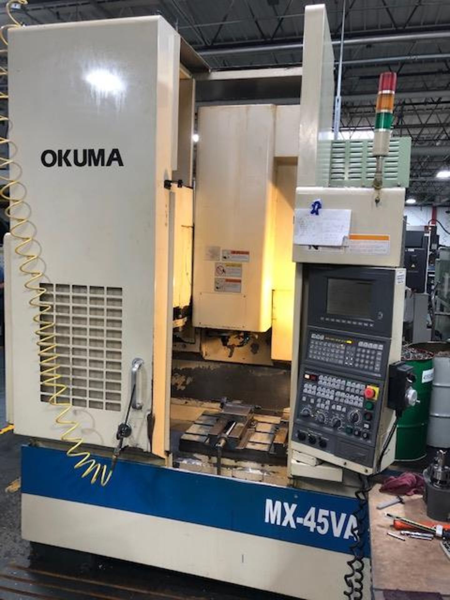 1997 OKUMA MODEL MX-45VA CNC VERTICAL MACHINING CENTER: S/N 0330; WITH OKUMA OSP 700M CONTROL, 20