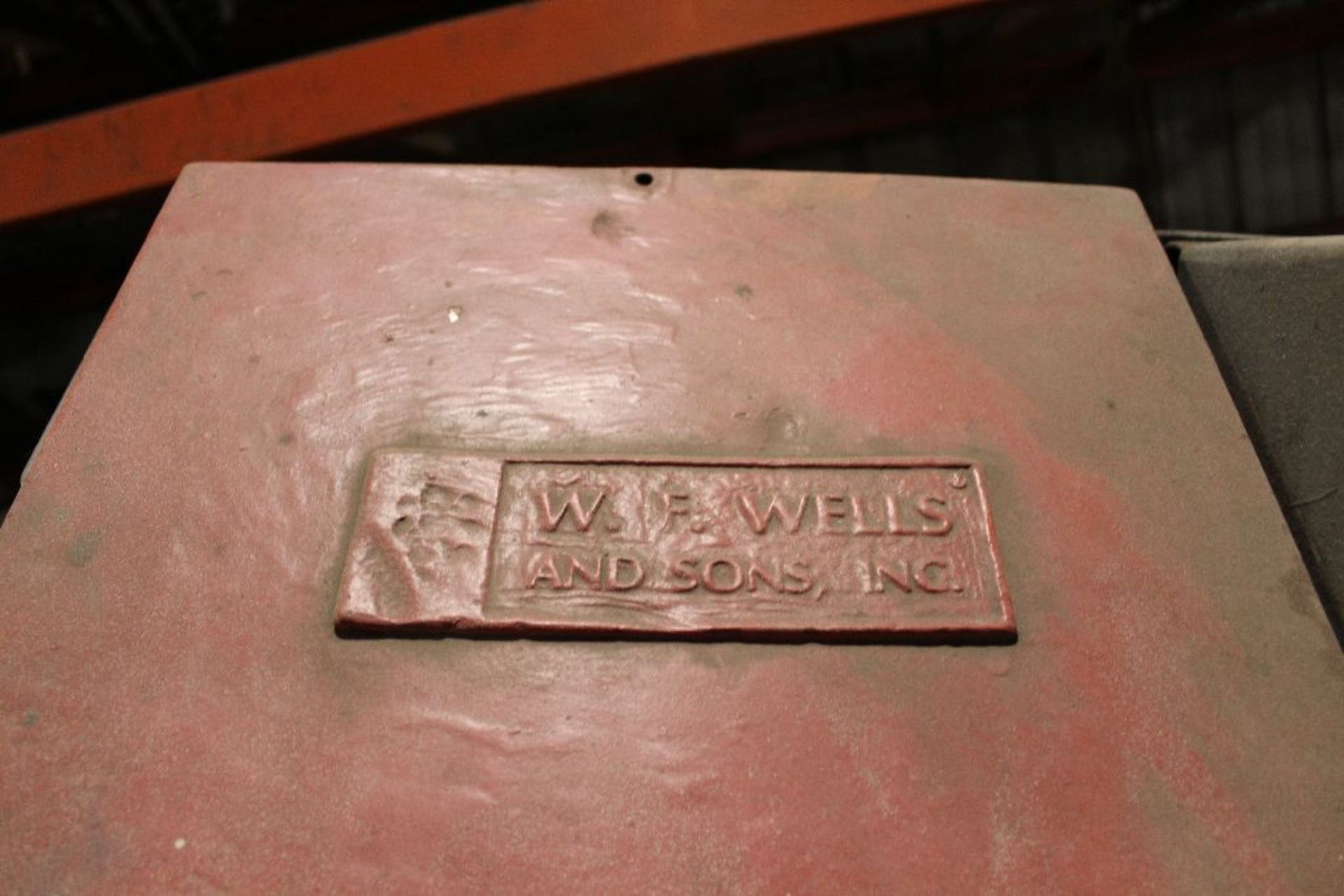 Wells horz. Bandsaw, model L-9, sn 75339. - Image 3 of 3