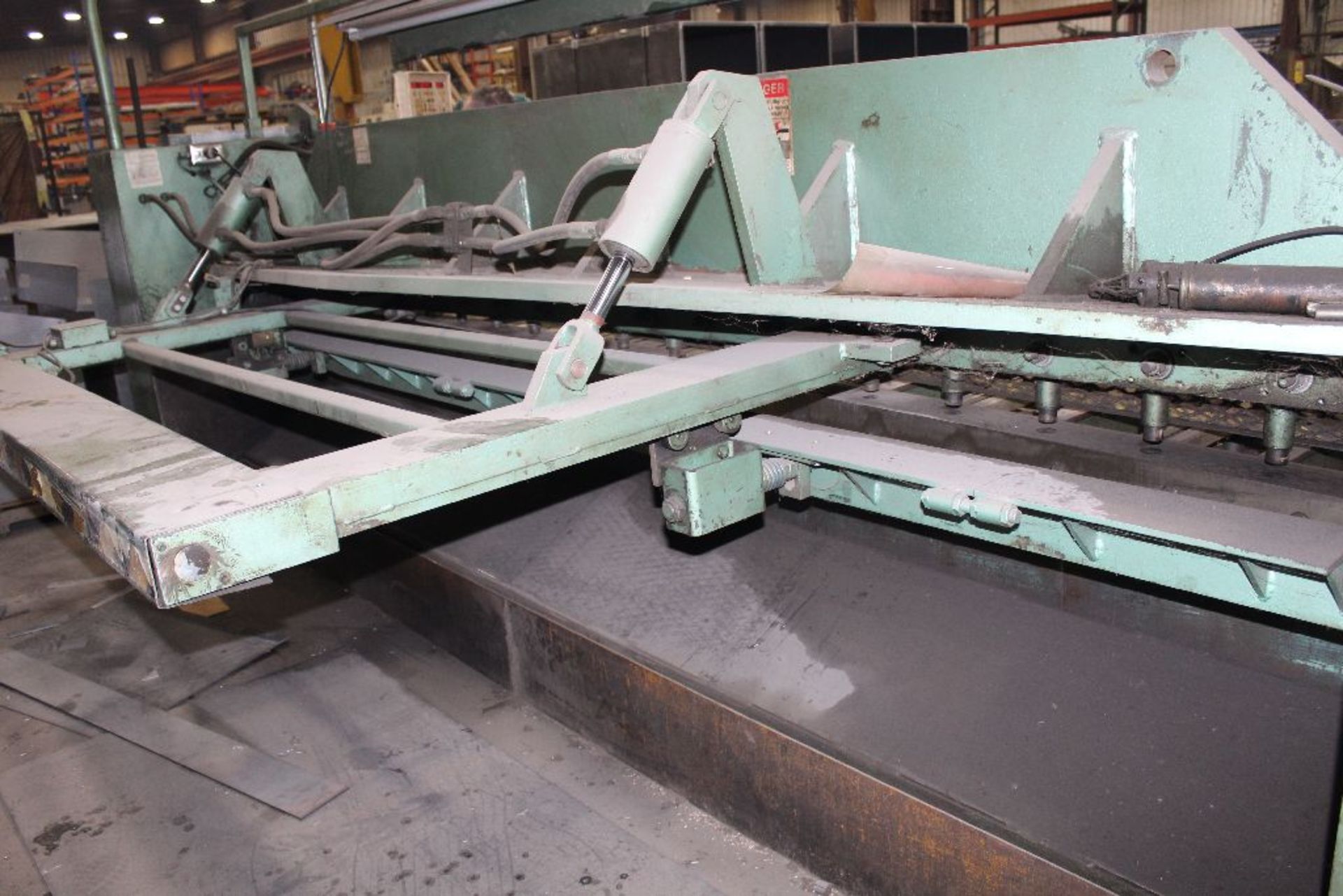 Betenbender shear 1/4-12, model 84, sn 129096, back gauge, std. front control, front control. - Image 11 of 11