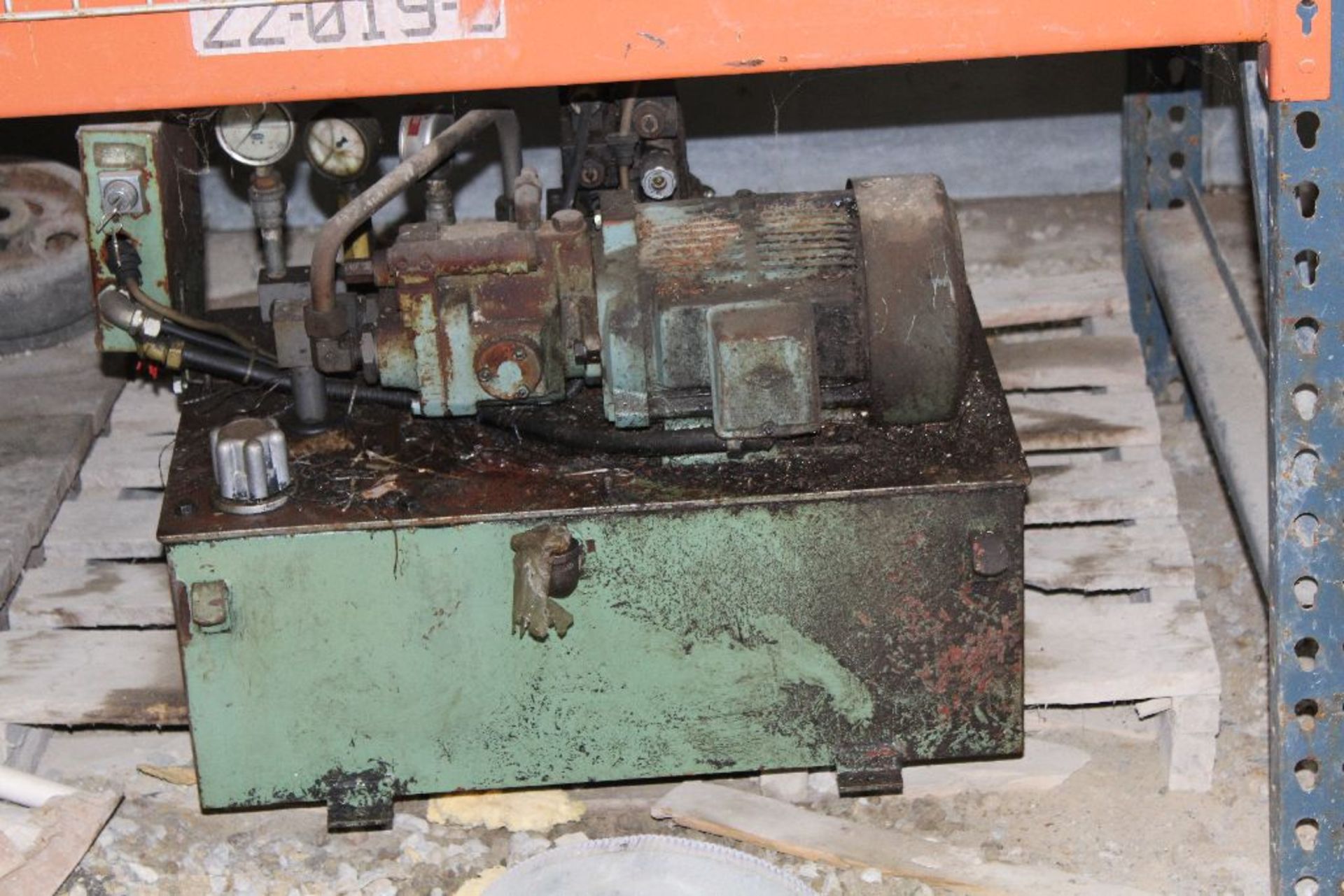 Hydraulic power unit, green. - Image 2 of 2