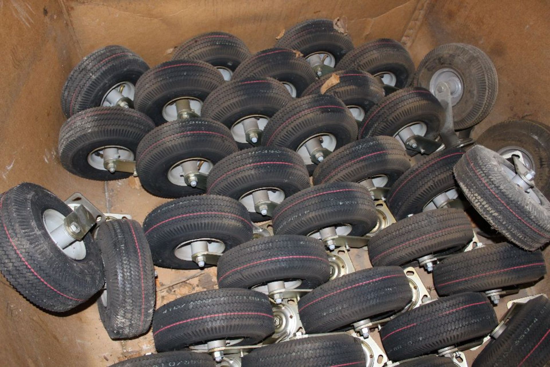 (2) Pallets rims/tires, 410/350.
