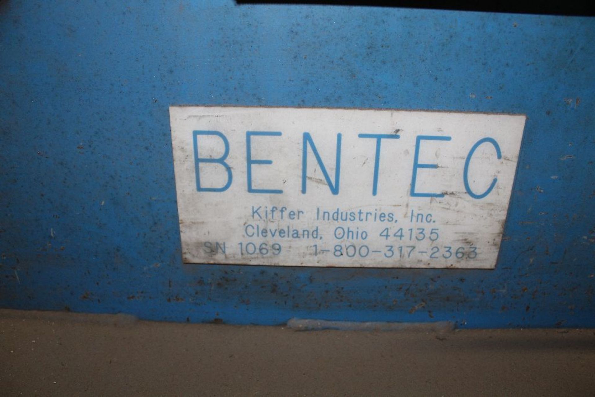 Bentec hydraulic bender, model BT2000, sn 1069, 240 V, 3 phase. - Image 3 of 5