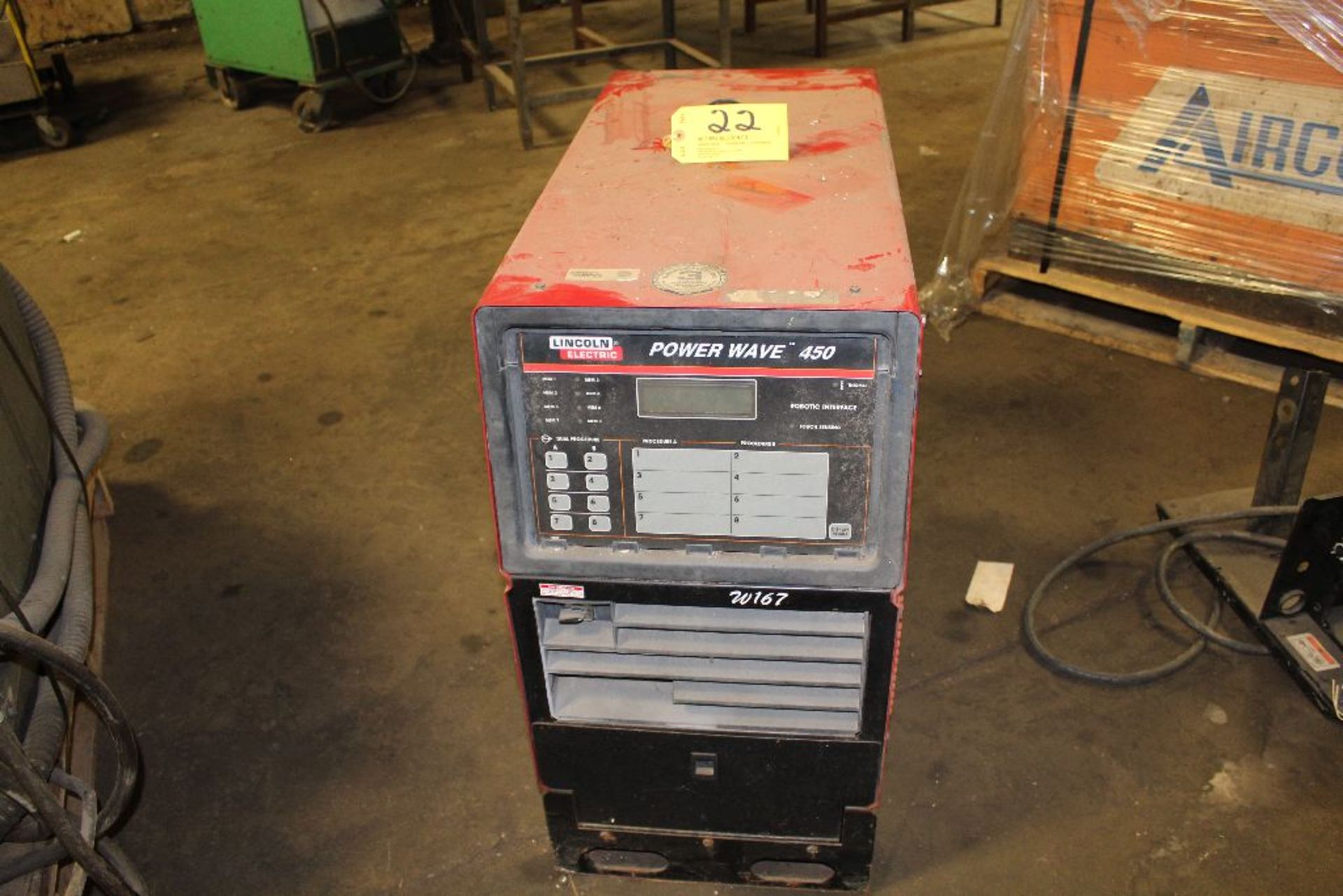 Lincoln PowerWave 450 welder, sn U970515402.