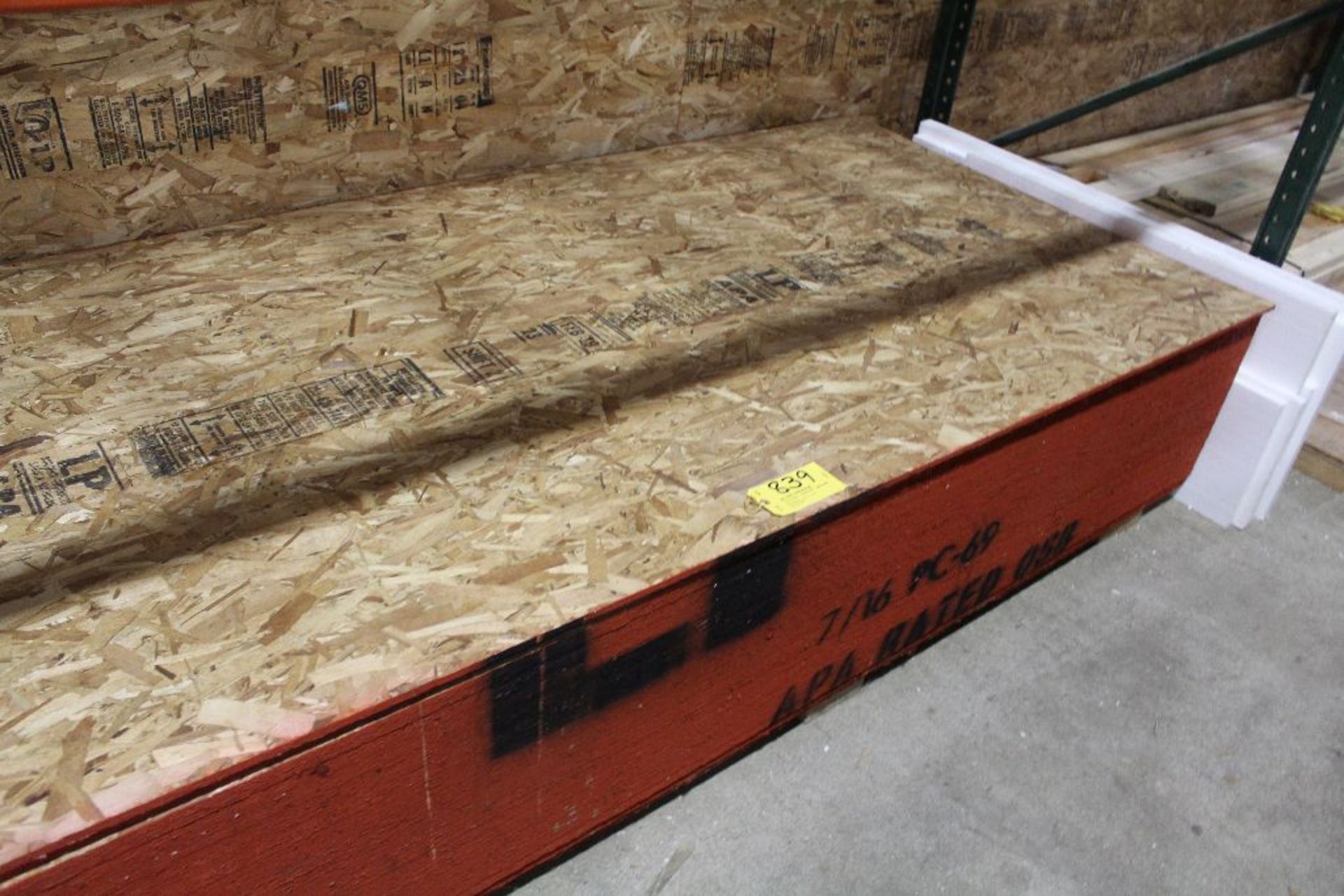 Lumber, Plywood OSB APA rated, 1/2" x 48" x 96", (Approx. 35).