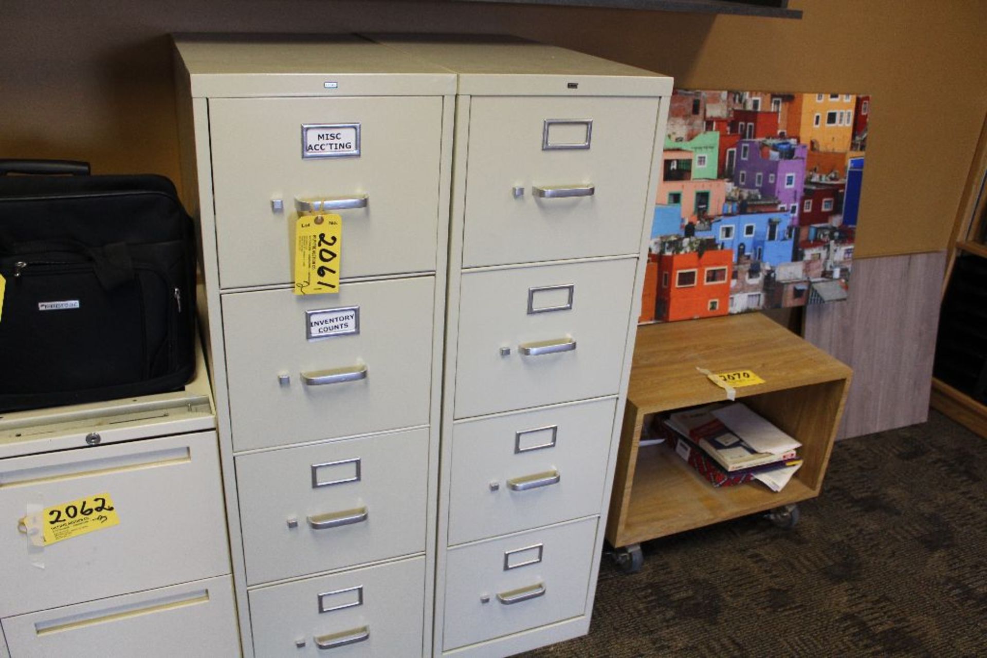 Hon 4 drawr file cabinets.