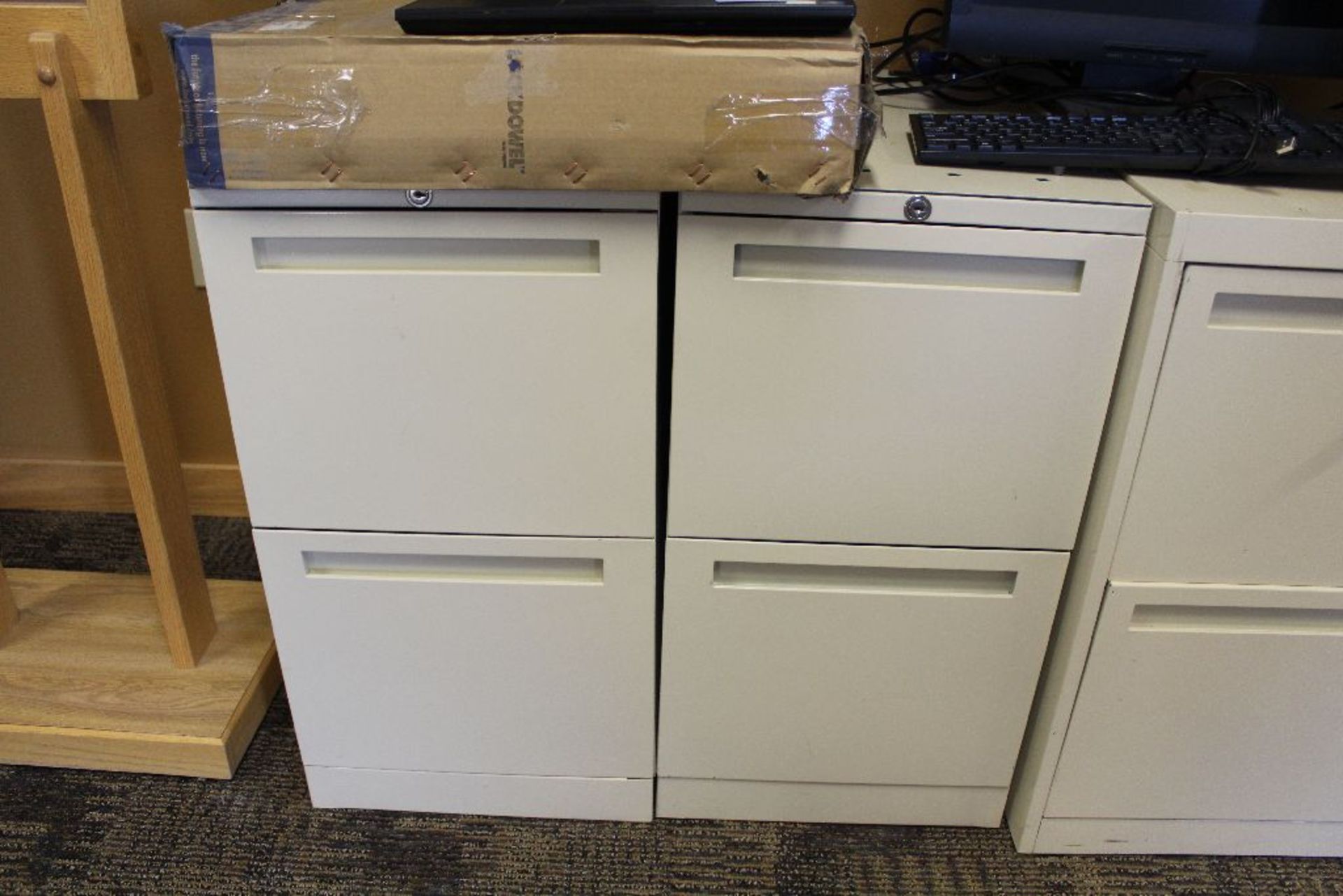 2 drawer file cabinets. - Image 2 of 2