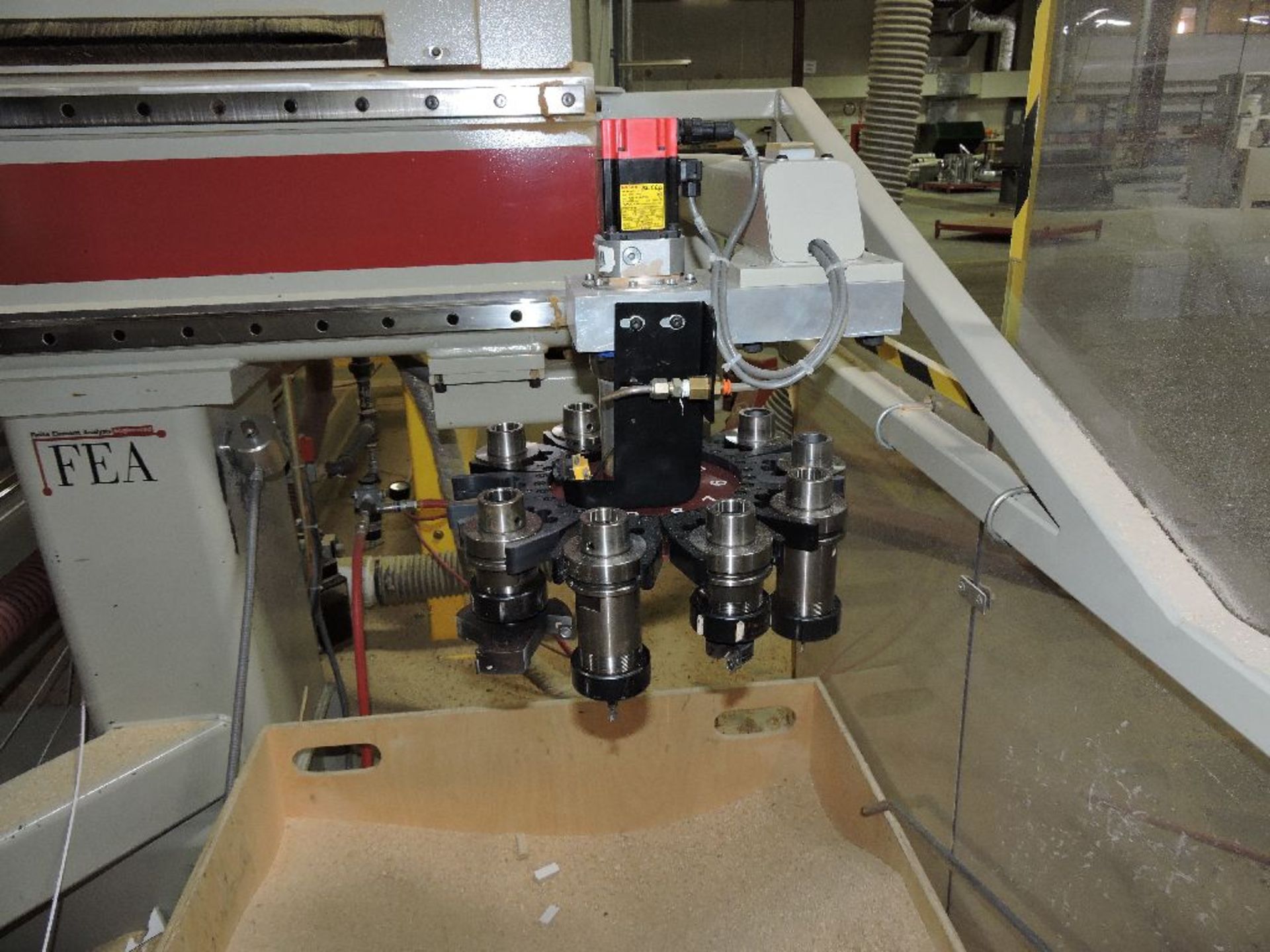 2006 Komo CNC router, model VR512, sn 57103-06, hrs. on CNC router 4,857, 5'x 12' table, 9 - Image 20 of 30