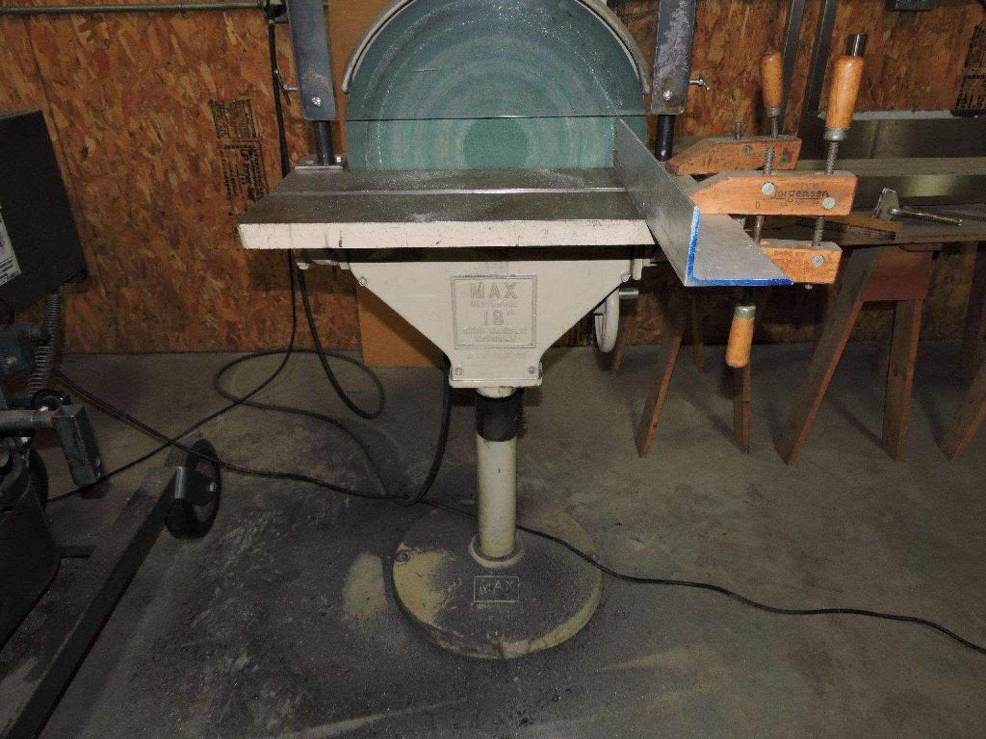 Max 18" disk sander, 1 1/2 hp. - Image 3 of 3