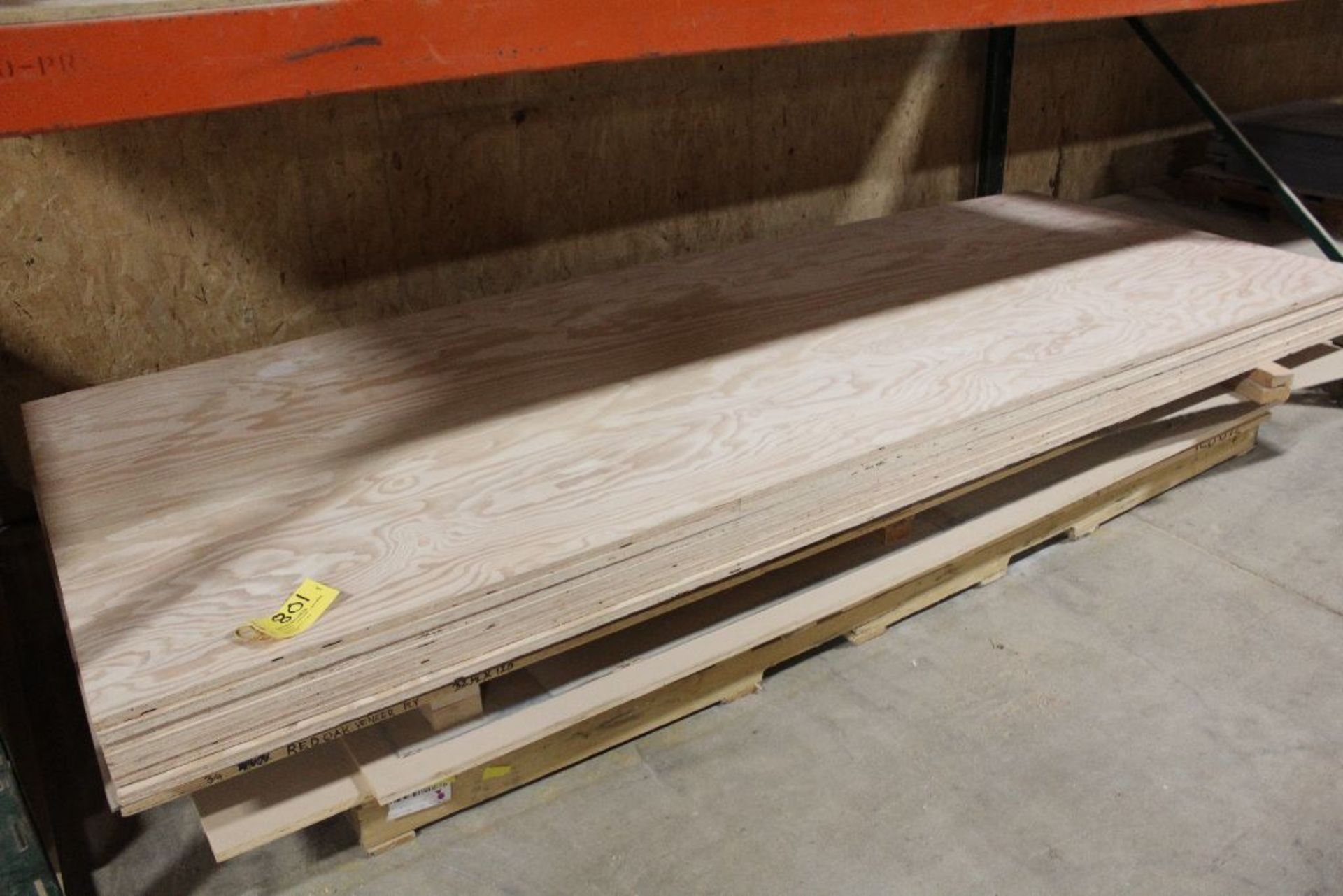 Lumber, (8) plywood, 3/4" x 49" x 121"; 3/4" MDF white birch. - Image 4 of 4