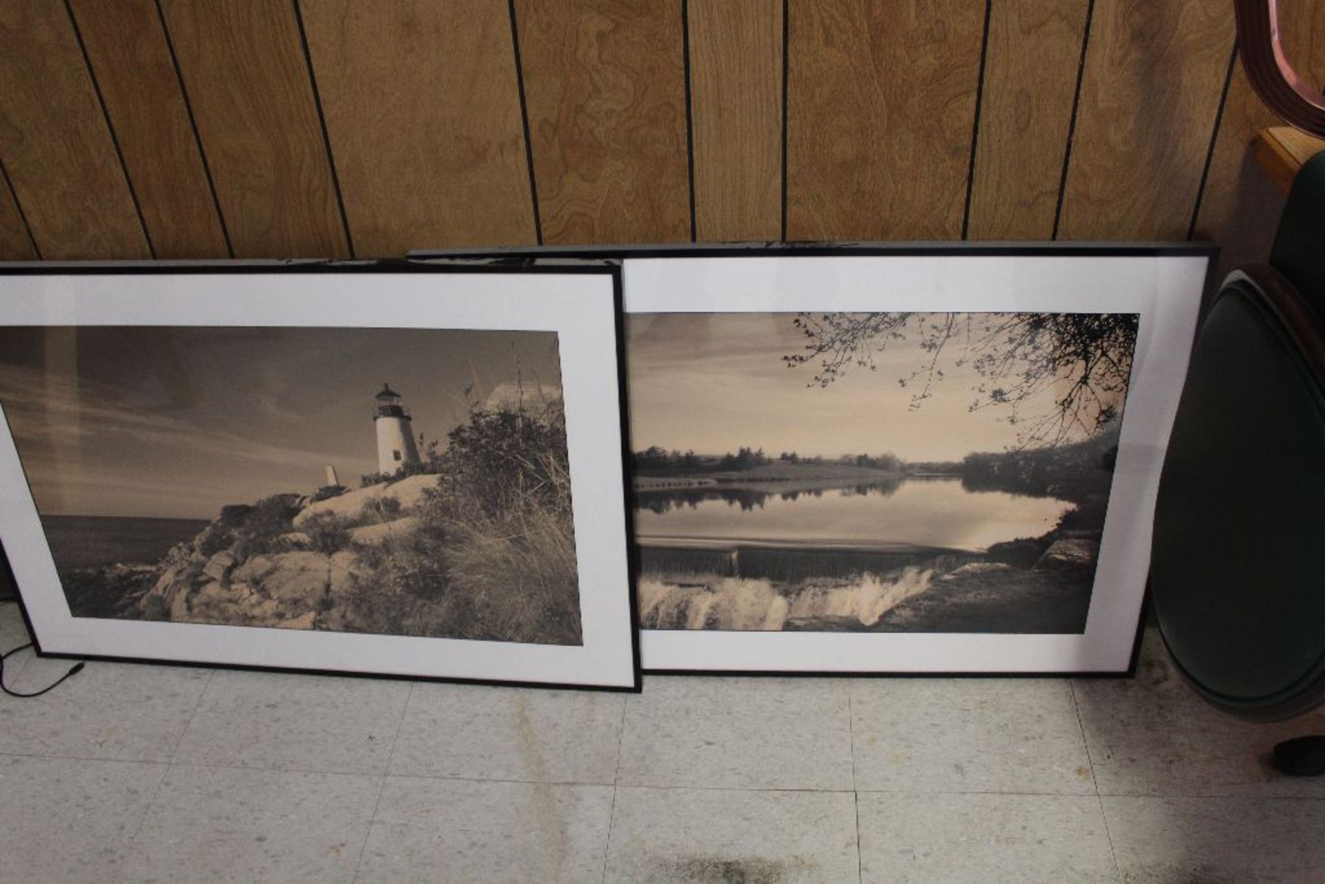 Pictures: Covered Bridge, 2' x 3', Lighthouse Scenery. - Image 2 of 2