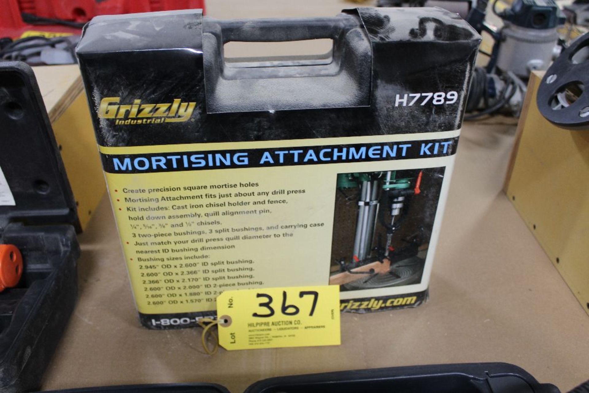 Grizzly H7789 mortising attachment kit.